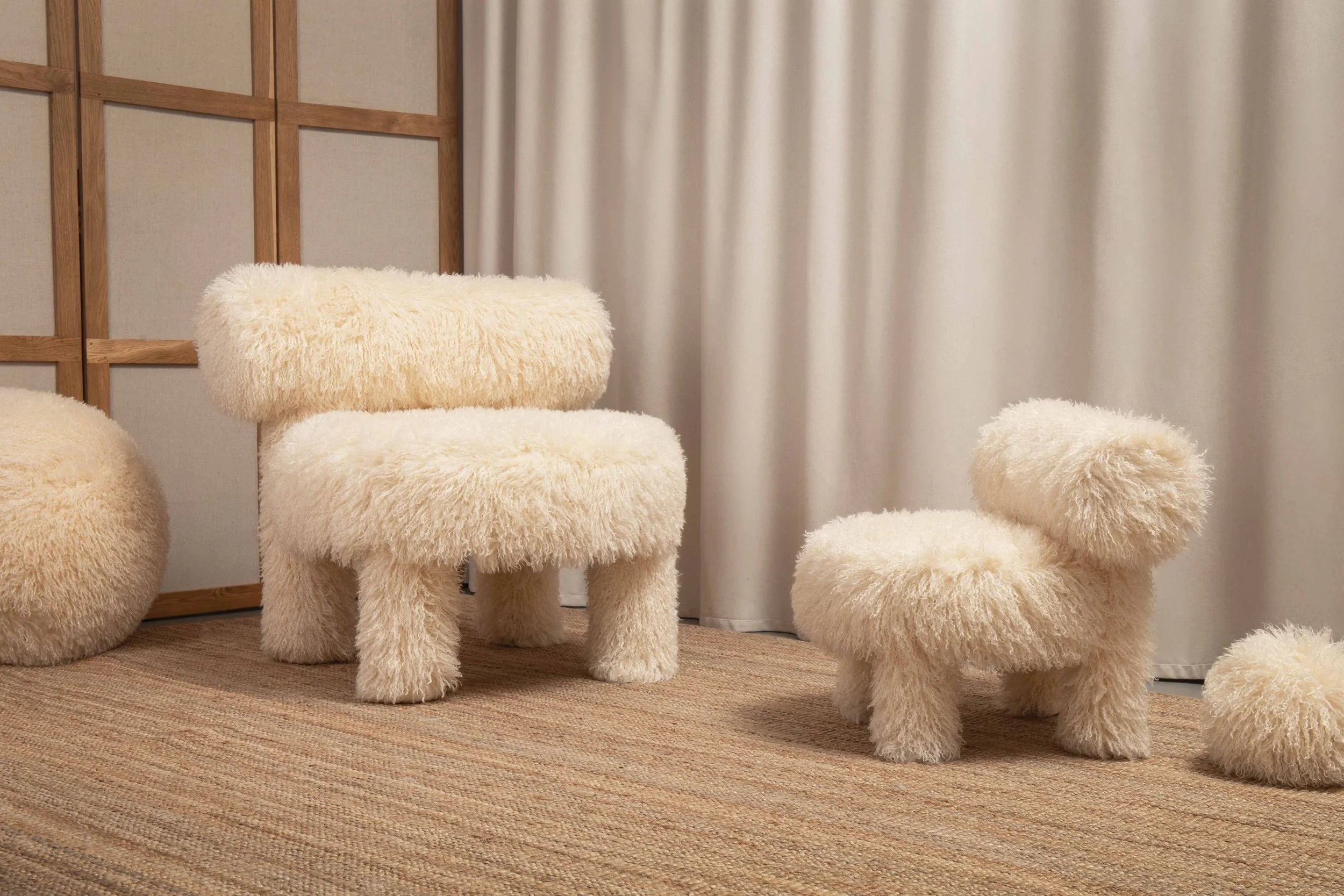 Sessel GROPIUS CS1 - FLUFFY EDITION Kunstfell