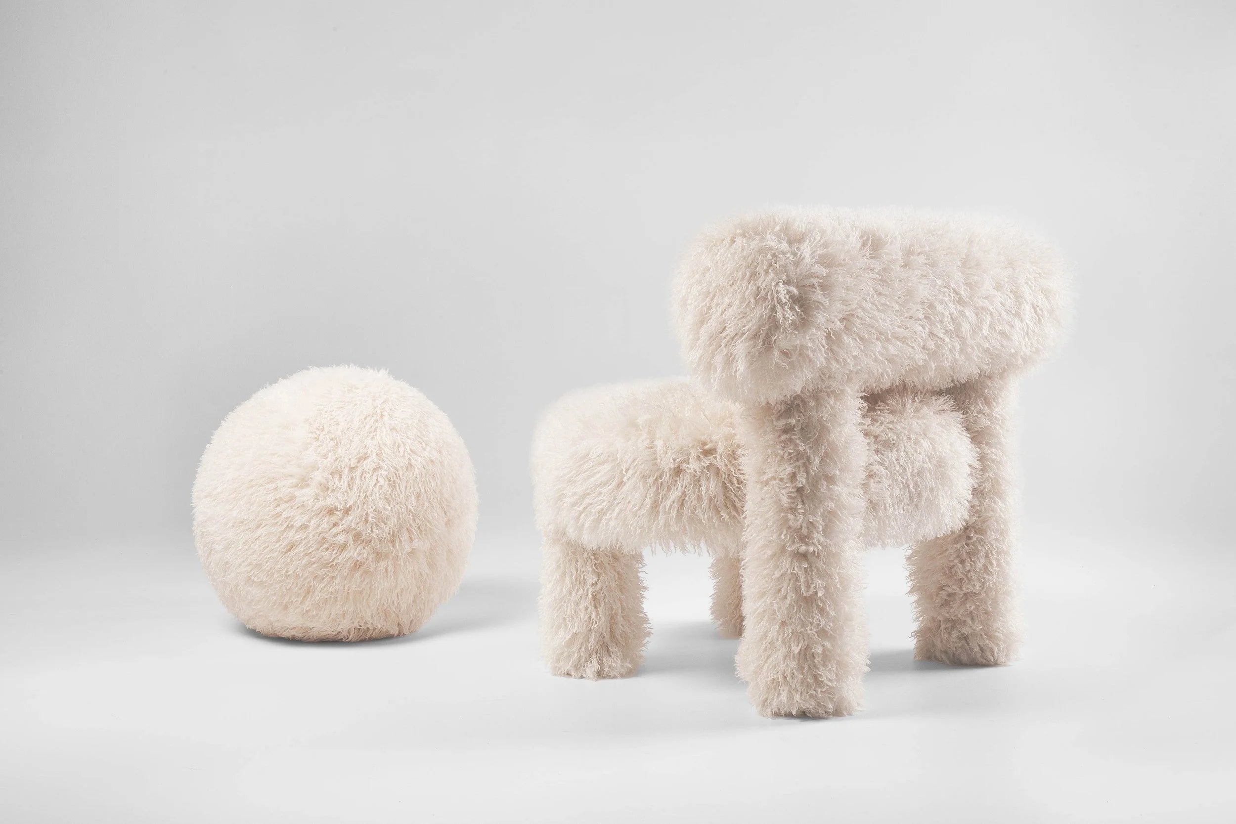 Sessel GROPIUS CS1 - FLUFFY EDITION Kunstfell