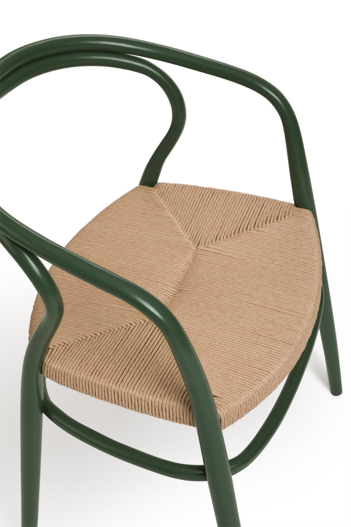 Nodo Corda B-1404 chair beech wood with a braided seat