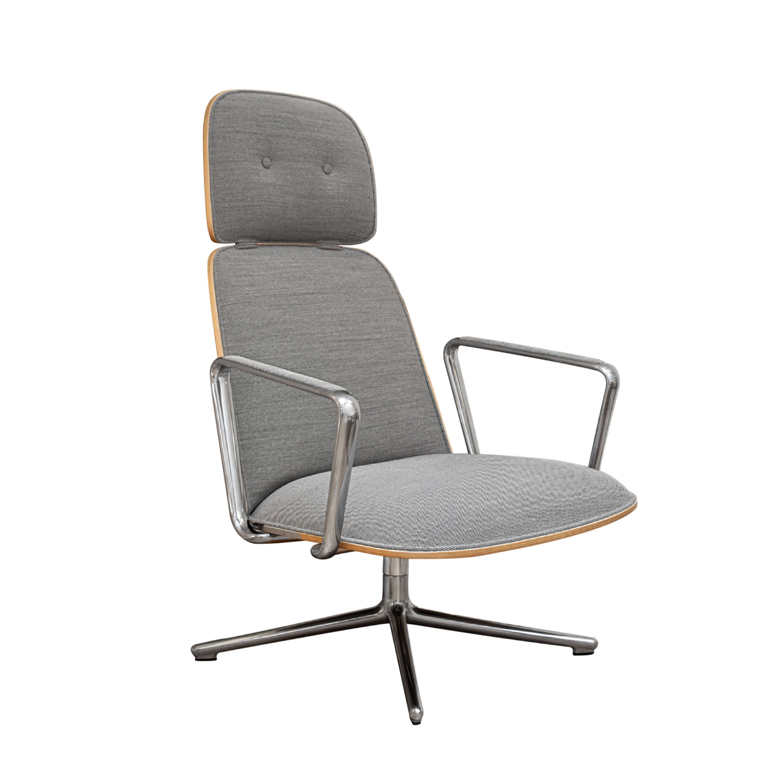 Fotel PAD HIGH SWIVEL mit Aluminiumfuß - Ausstellungsstück