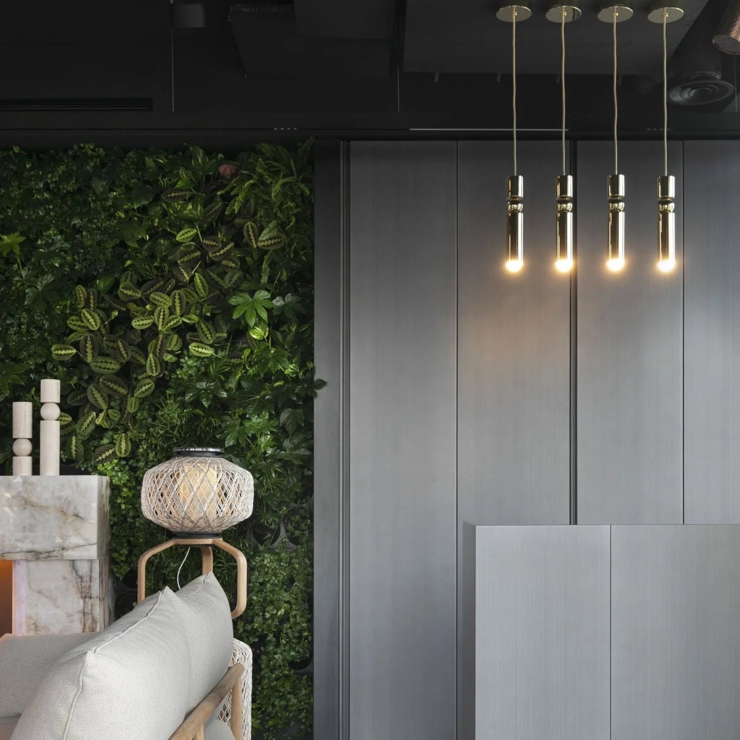 Hanglamp FULCRUM matzwart