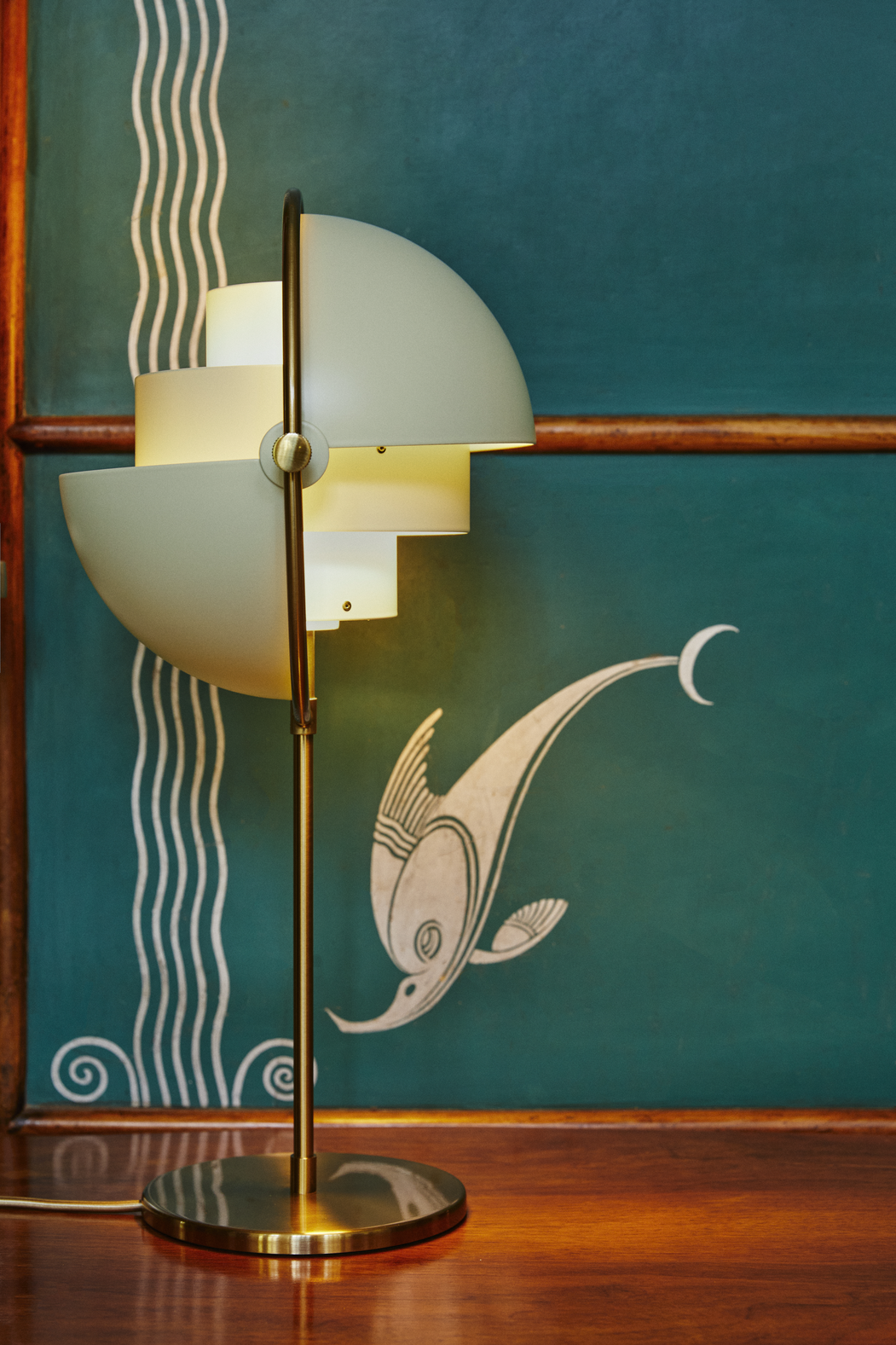 Tafellamp MULTI-LITE messing