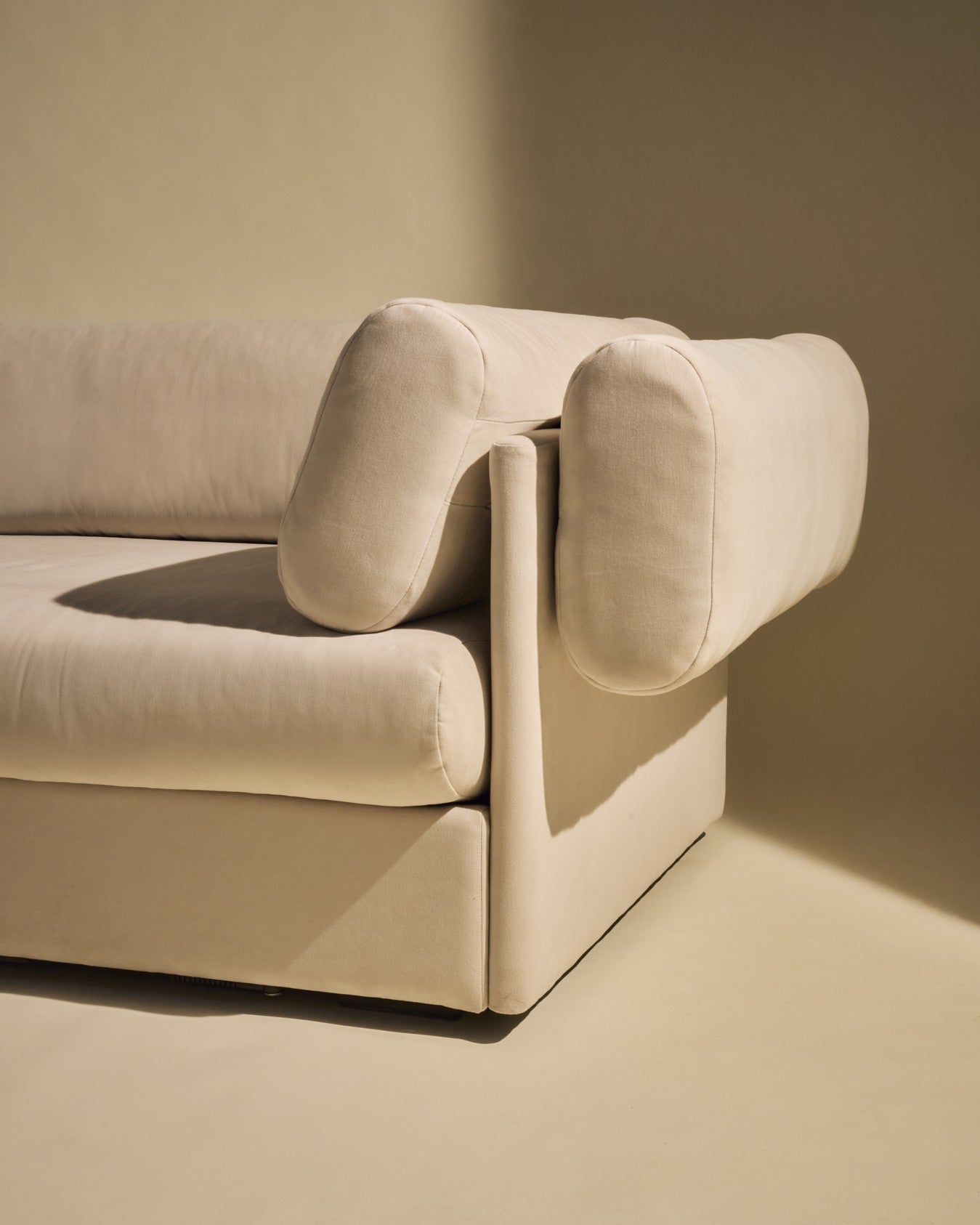 Modulares Sofa ELOGIO - rechte Endelement gepolstert
