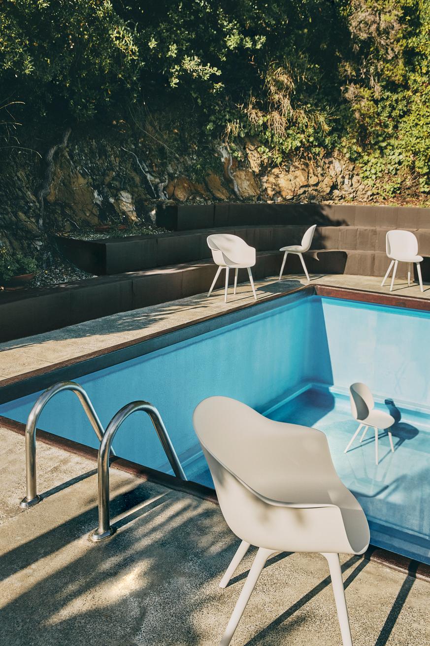 Gartenstuhl BEETLE weiß