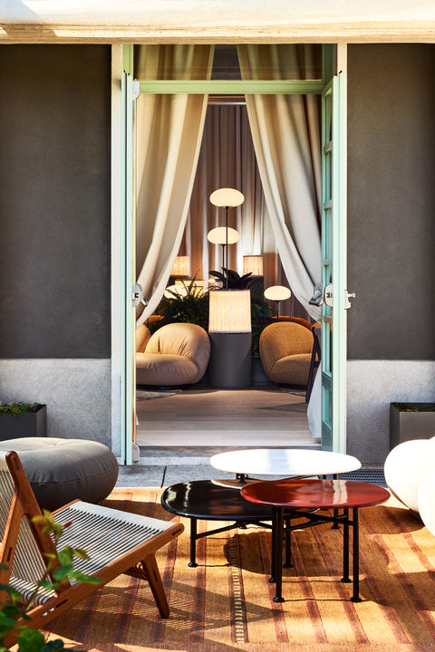 STEMLITE floor lamp burgundy