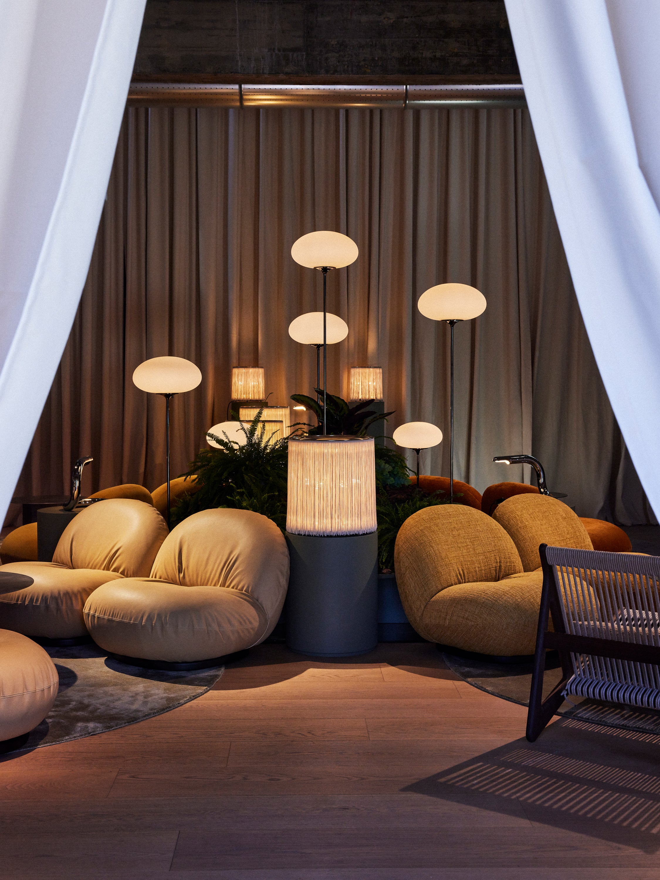 STEMLITE floor lamp burgundy