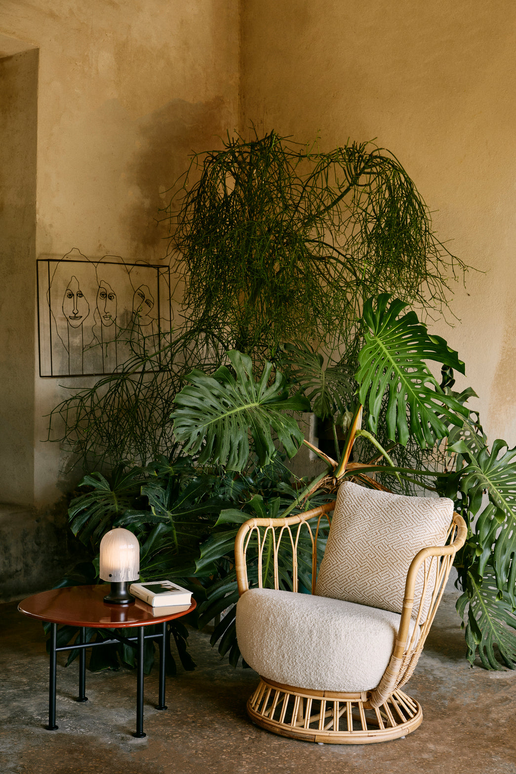 CARMEL koffietafel bordeaux keramiek