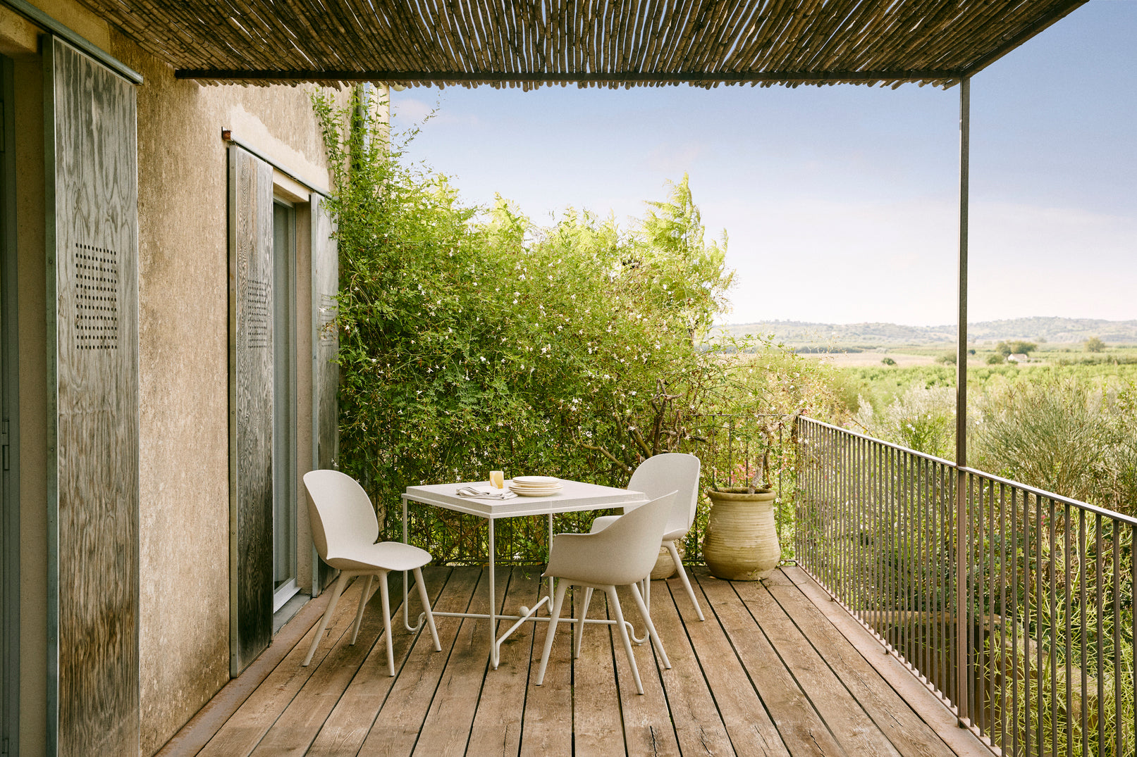 Gartenstuhl BEETLE weiß