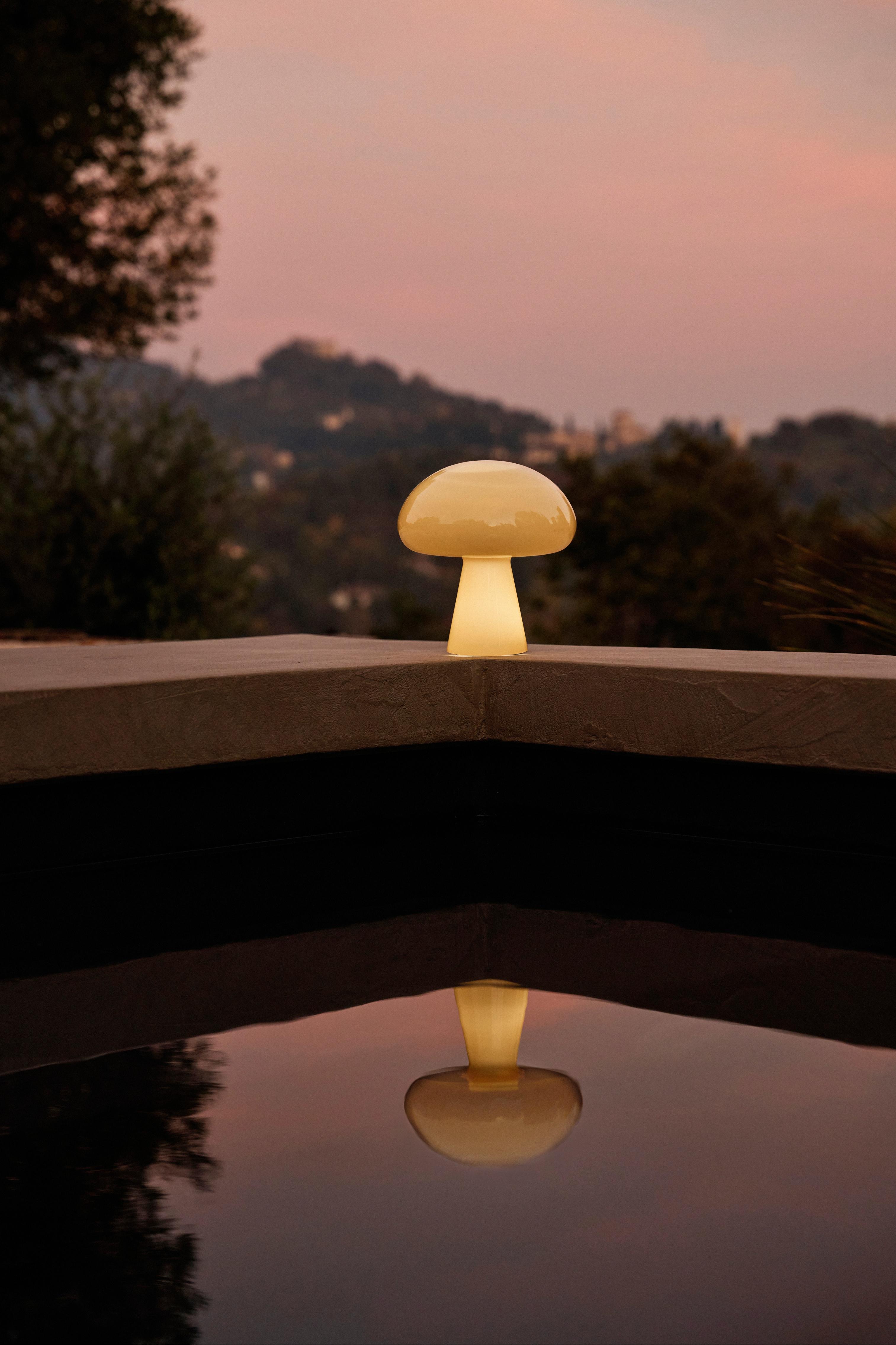 Draagbare lamp OBELLO botergeel