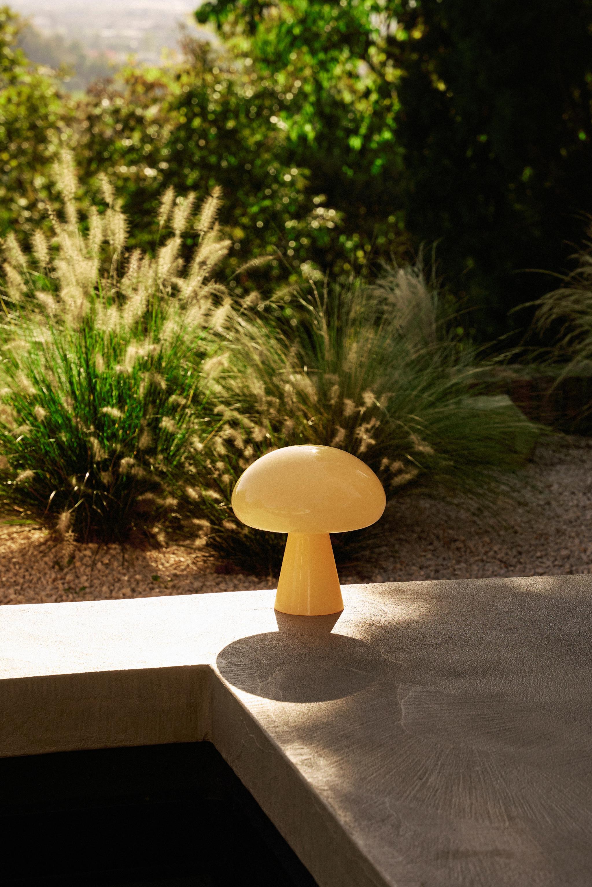 Draagbare lamp OBELLO botergeel