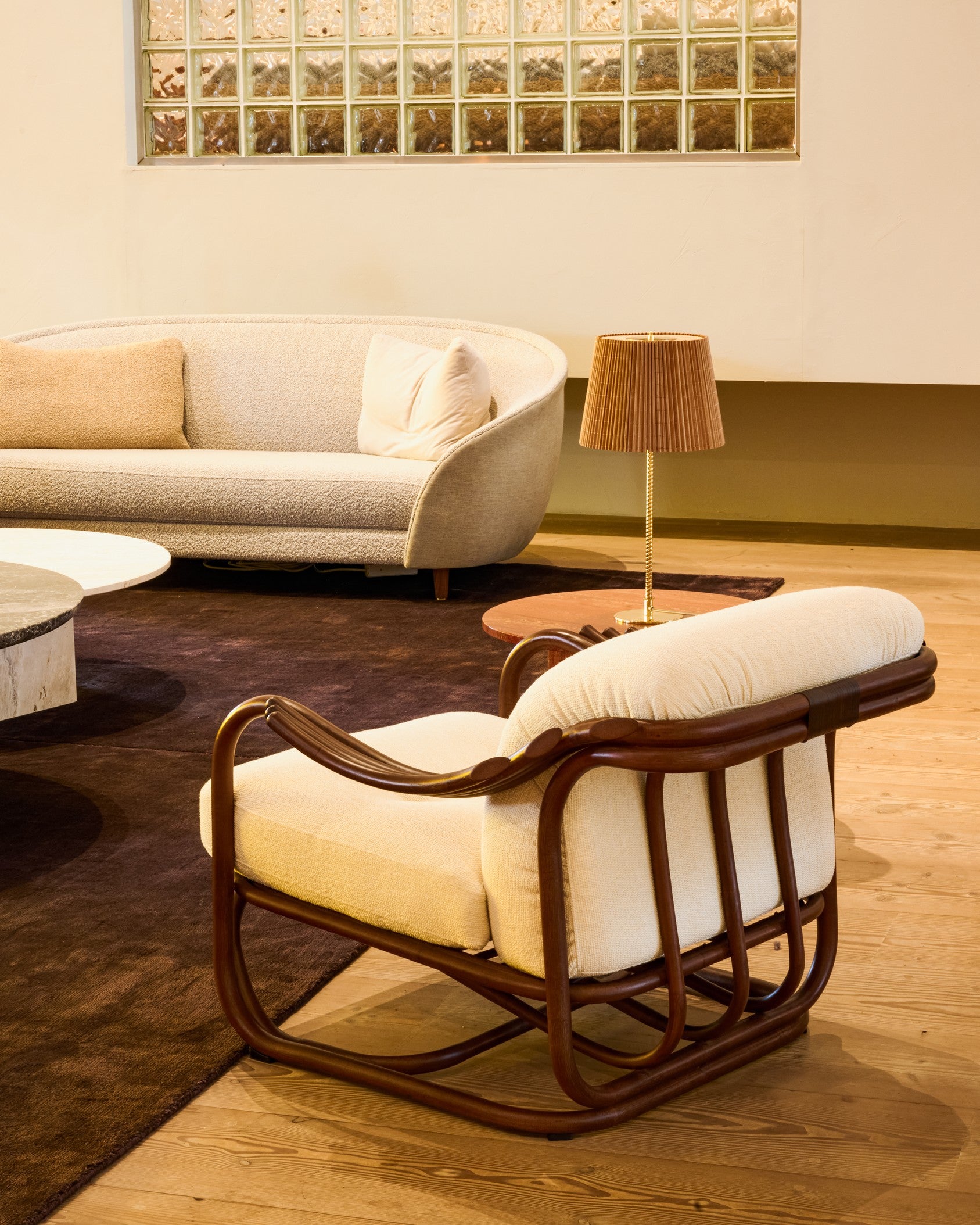 Upholstered POLTRONA TRIA Armchair