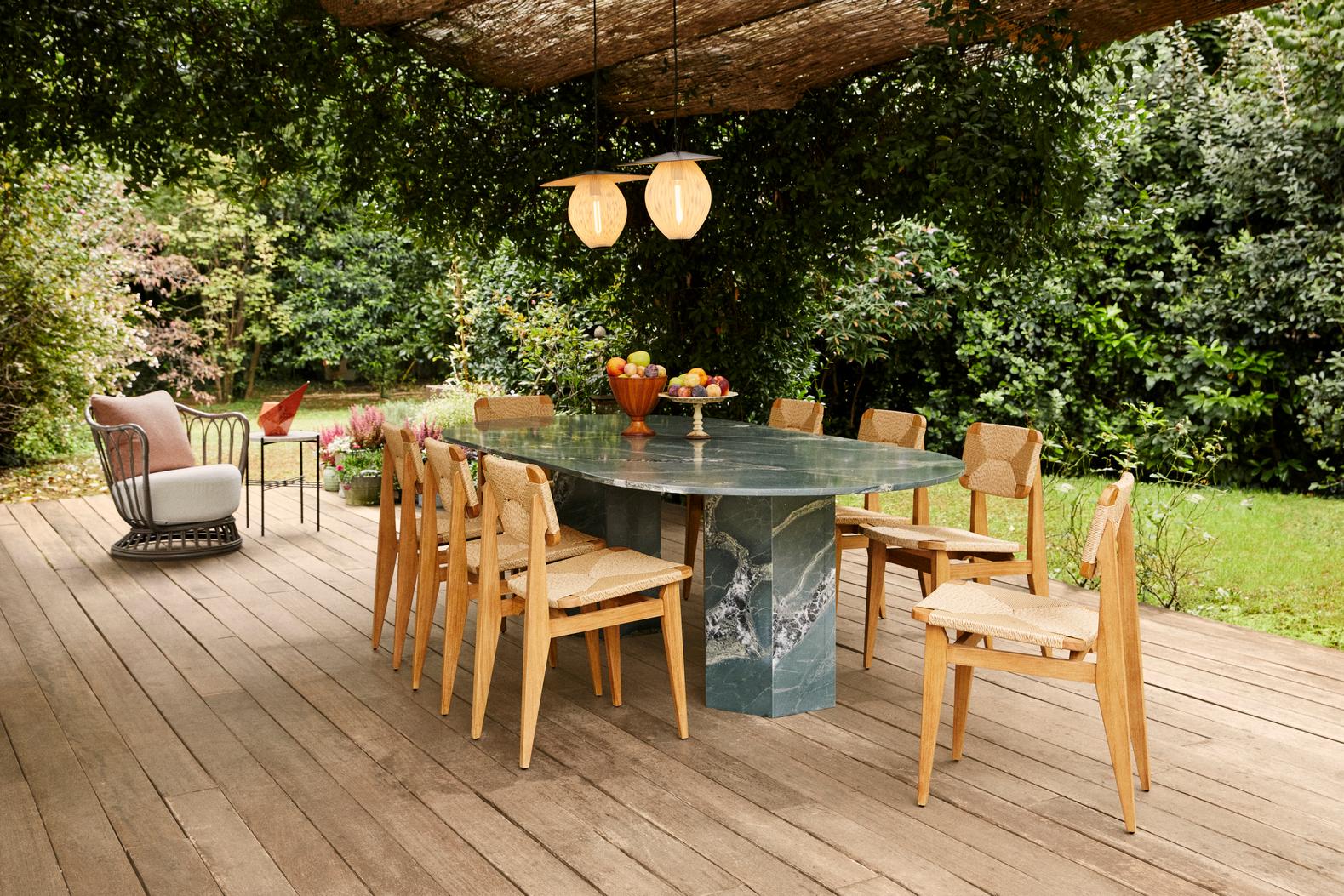 Tuin tafel EPIC groene kwartsiet