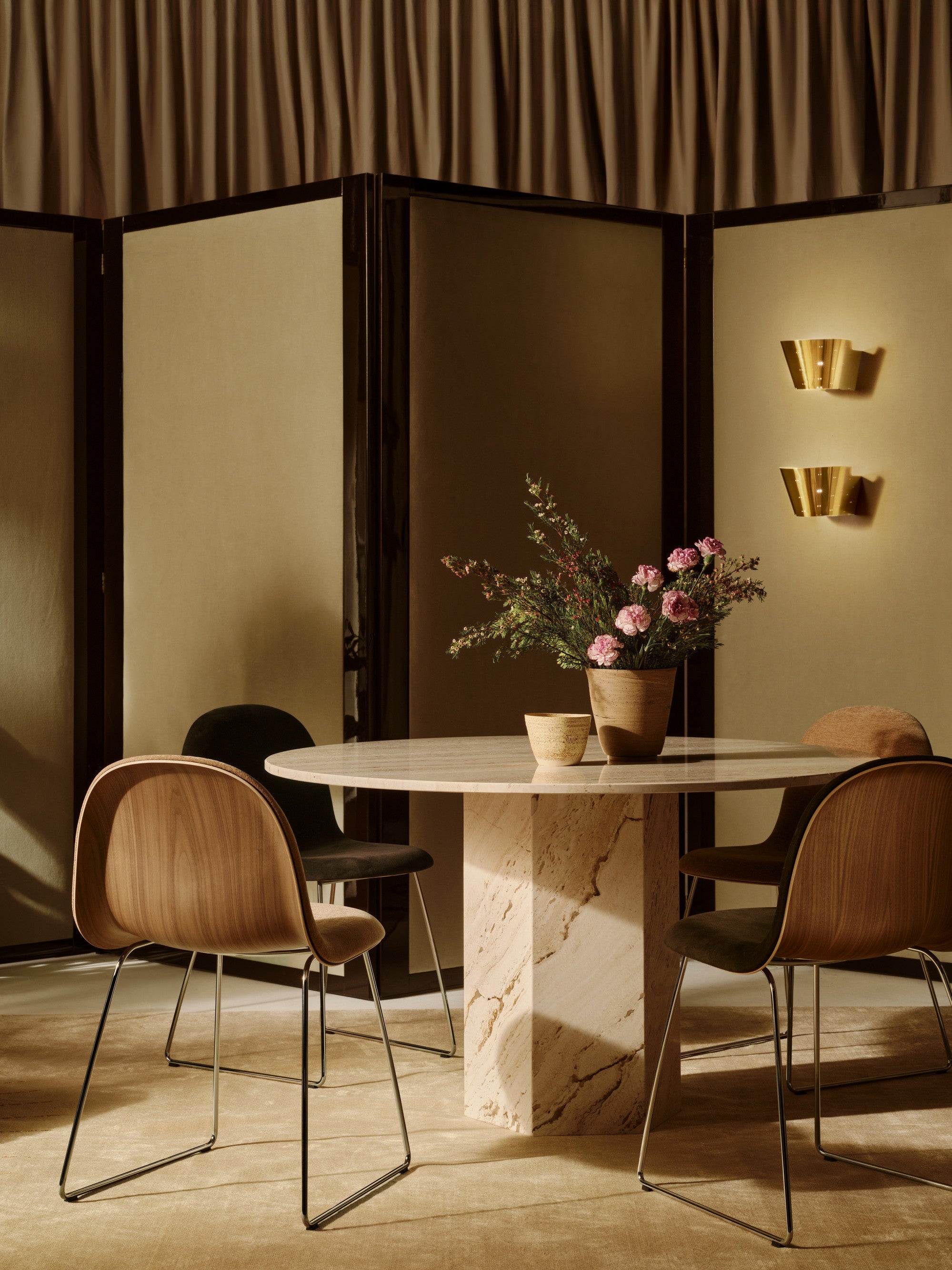 Wandlamp 9464 gepolijst messing