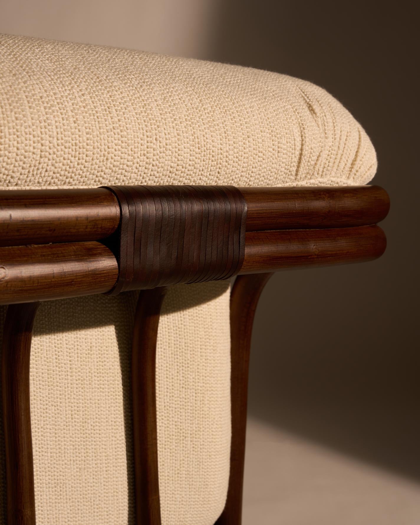 Upholstered POLTRONA TRIA Armchair