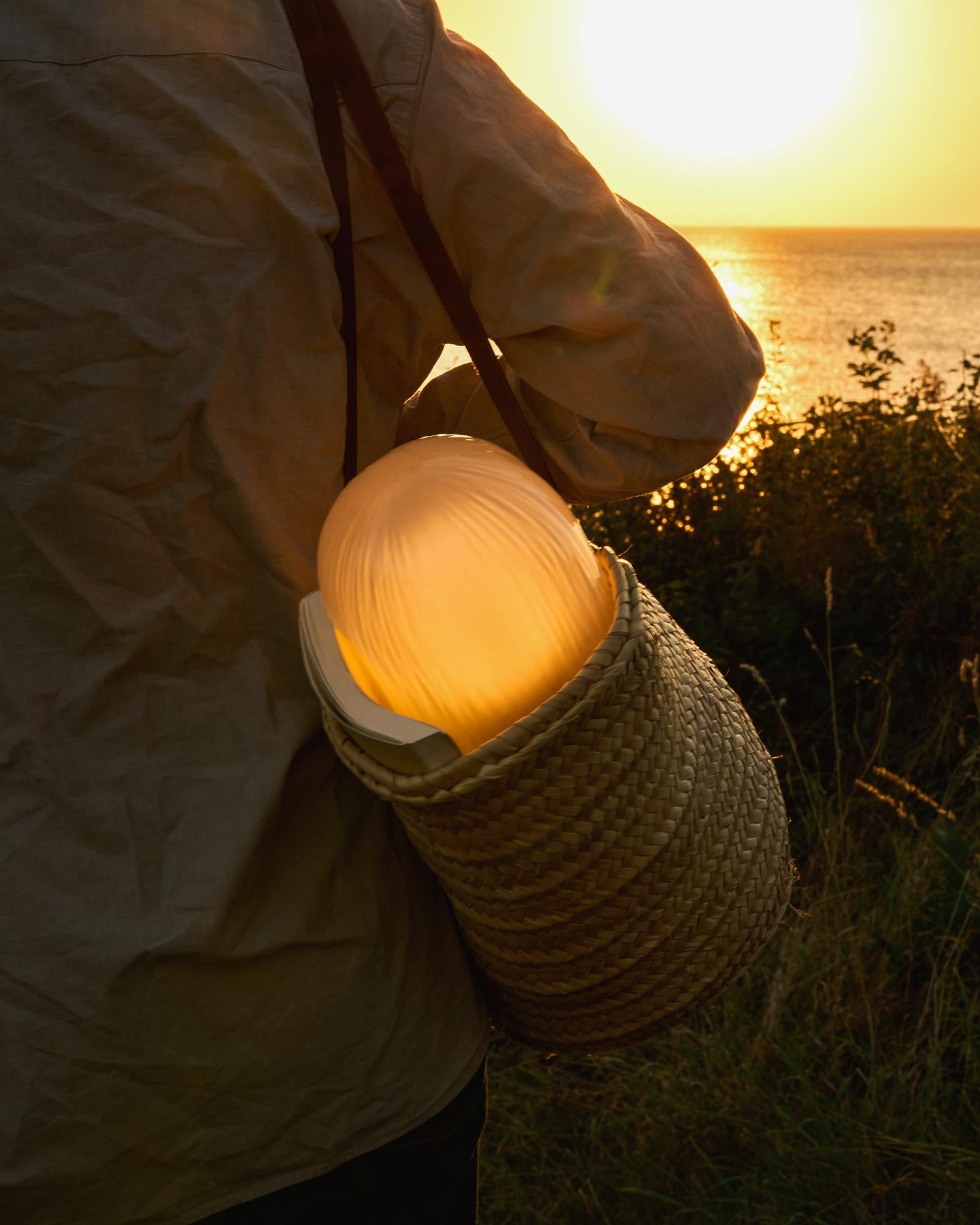 Tragbare Lampe SEINE Glas