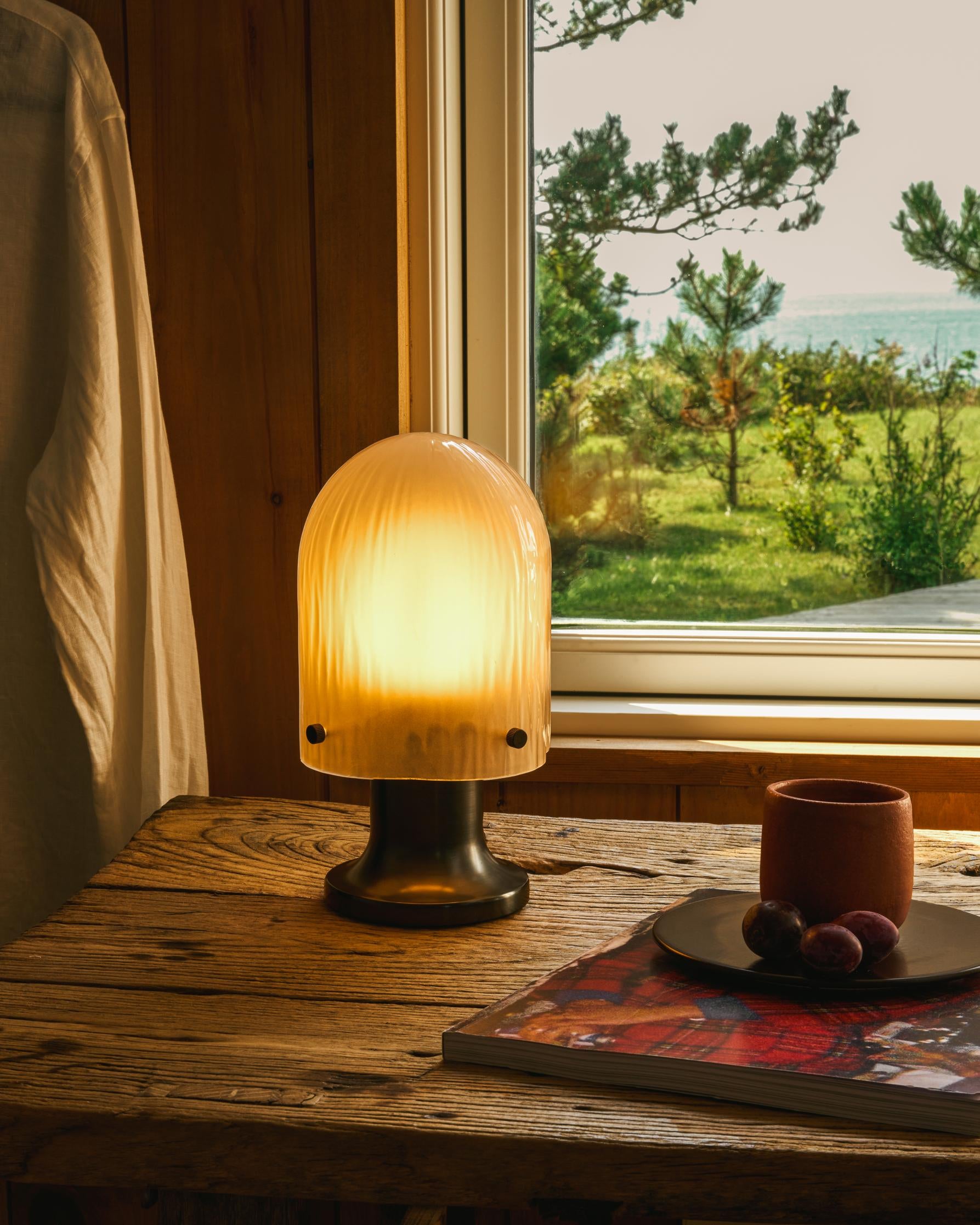 Tragbare Lampe SEINE Glas