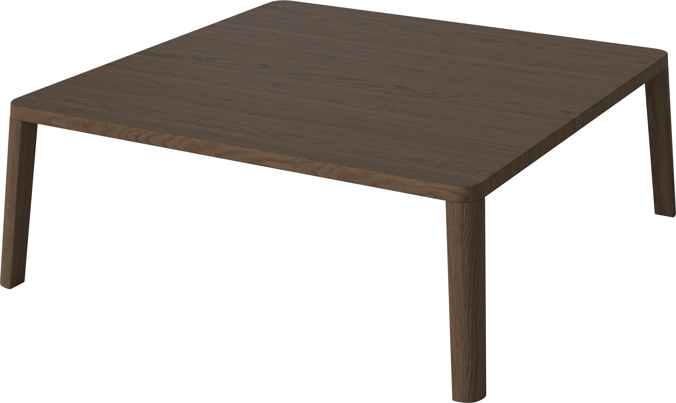 Salontafel GRACEFUL donker eikenhout