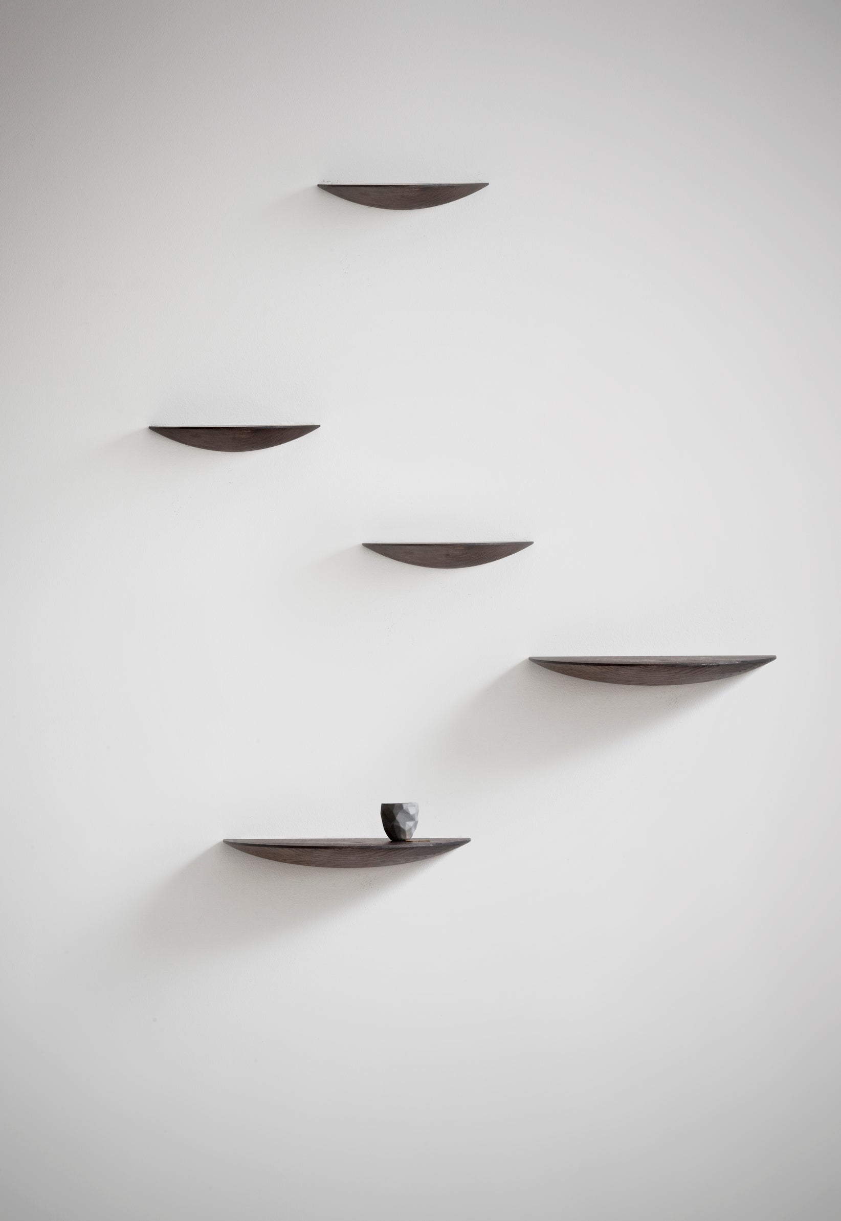 GRIDGY FUNGI wall shelf oak wood