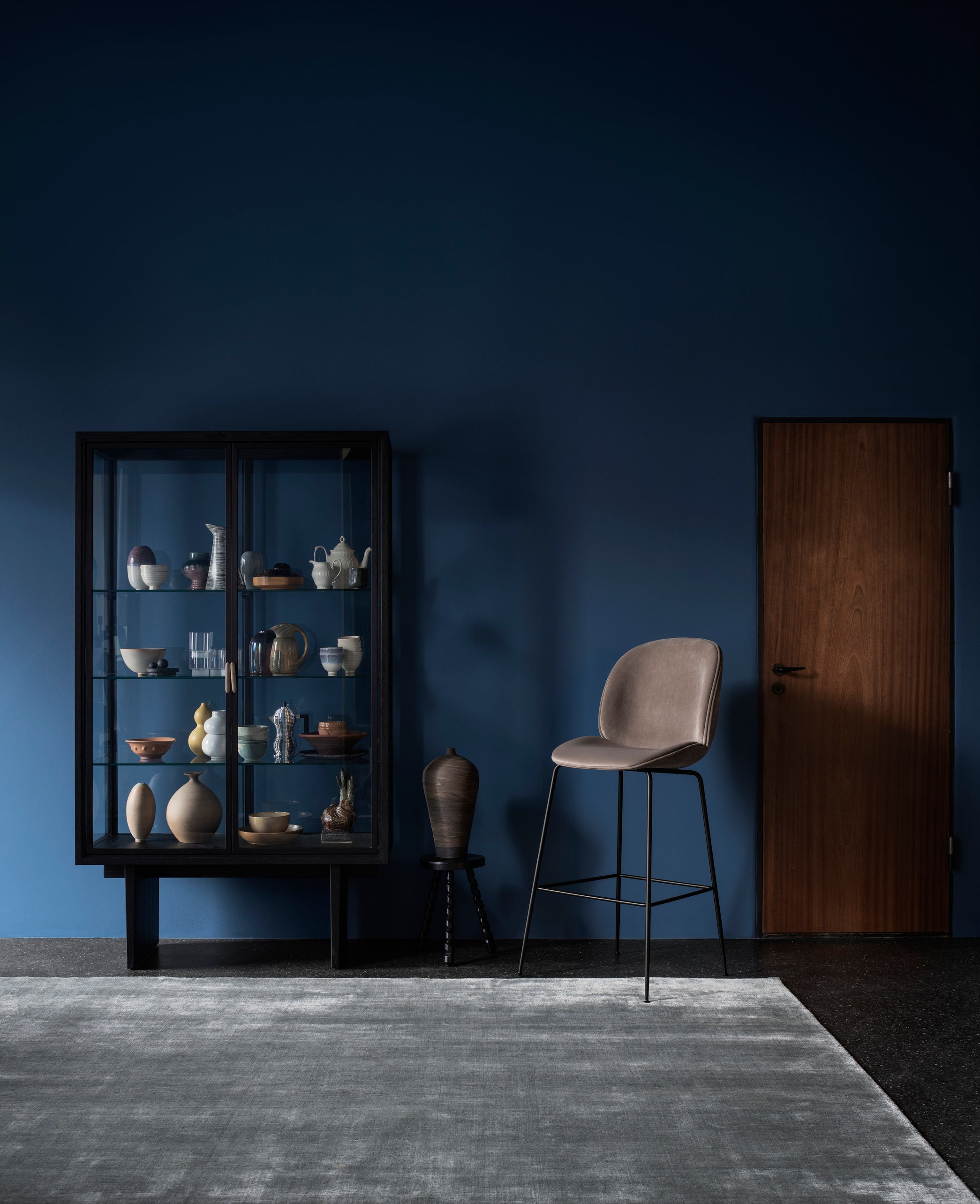 Glasvitrine PRIVATE Eichenfurnier