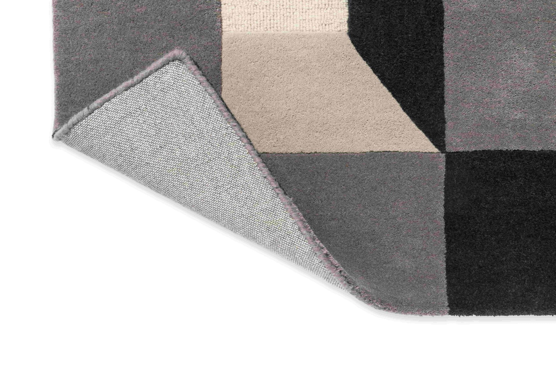 BLOCKS SLATE gray-beige rug