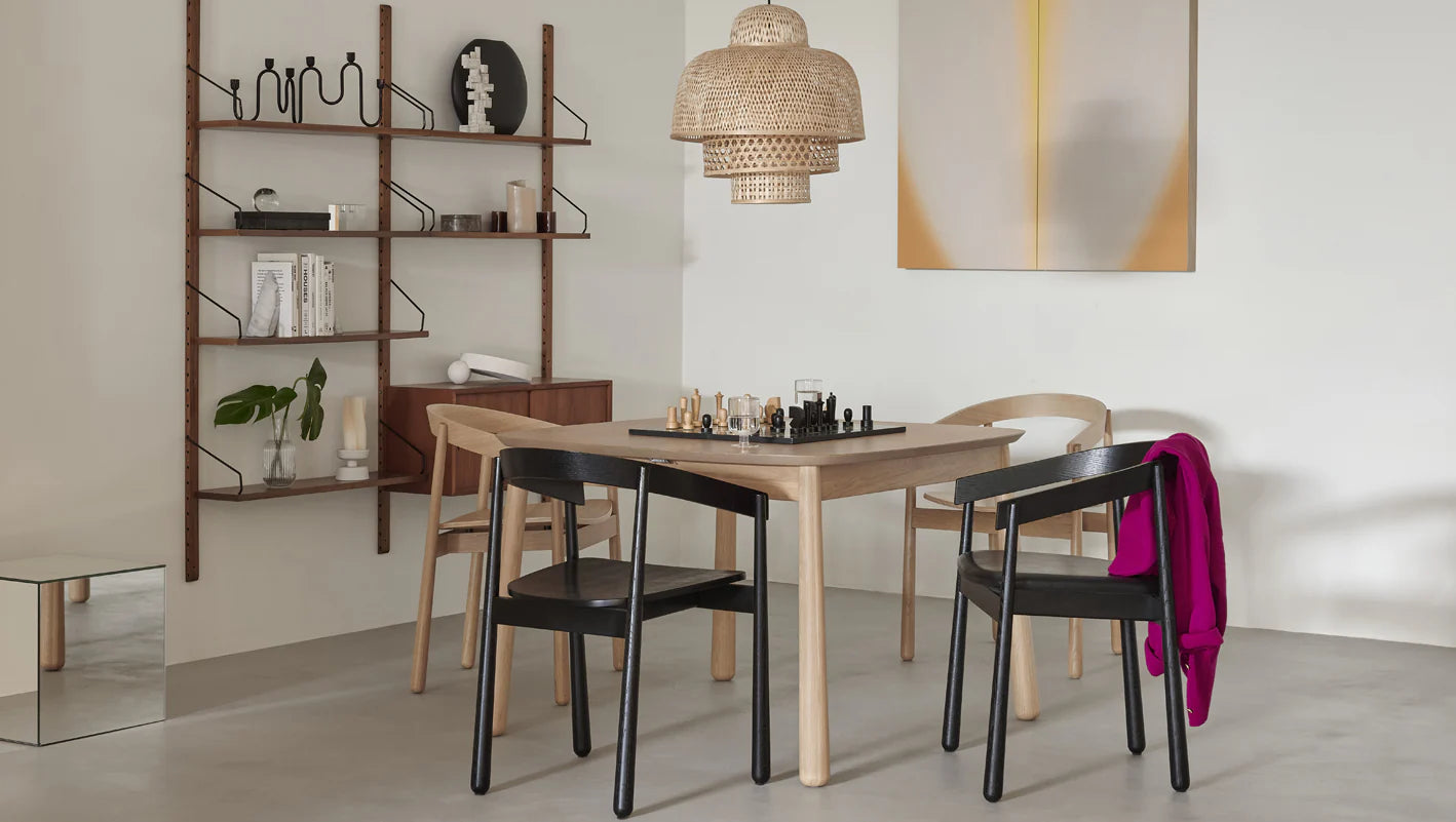 Stoel HOMERUN zwart eikenhout