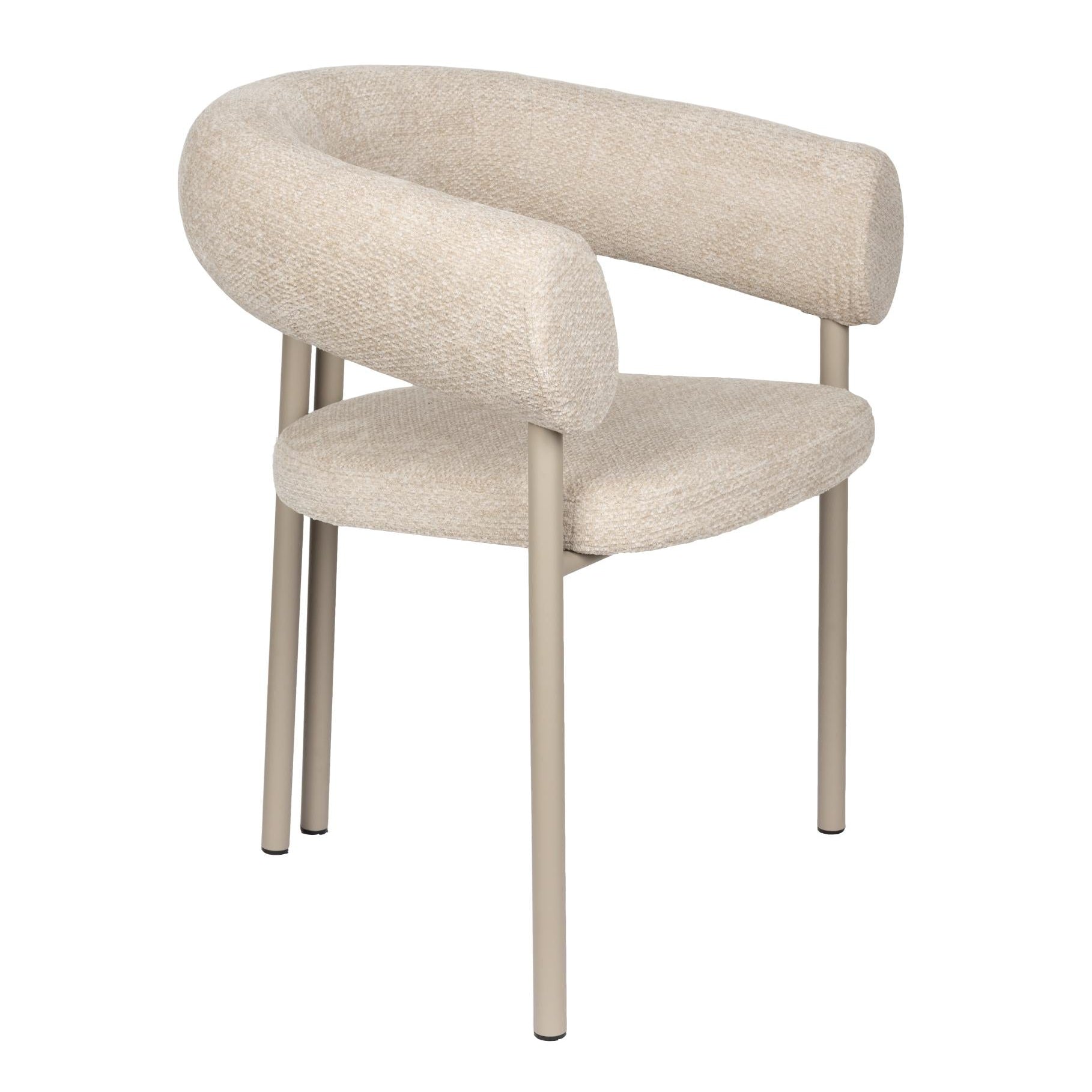 Fauteuil met armleuningen HEELS beige