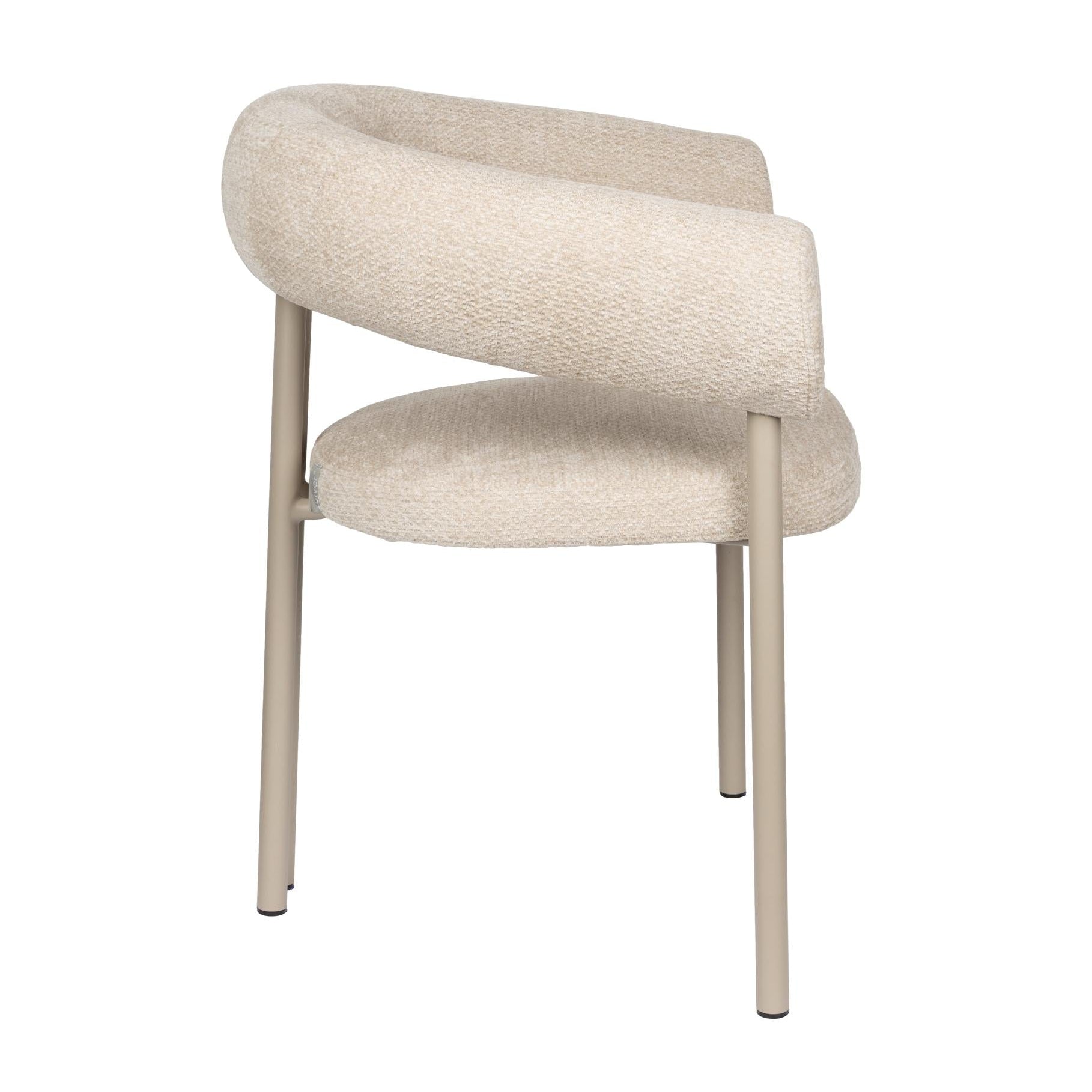 Fauteuil met armleuningen HEELS beige