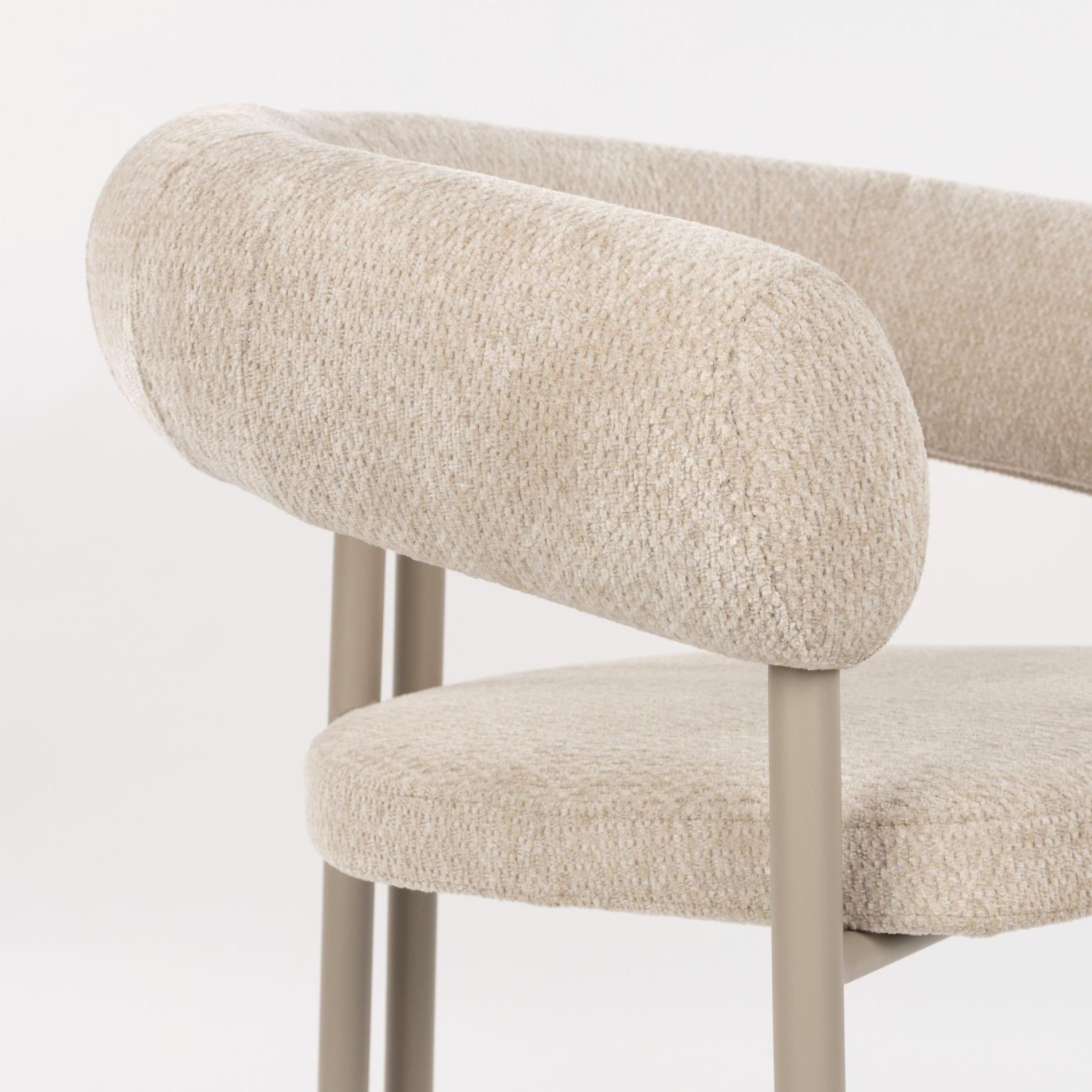 Fauteuil met armleuningen HEELS beige