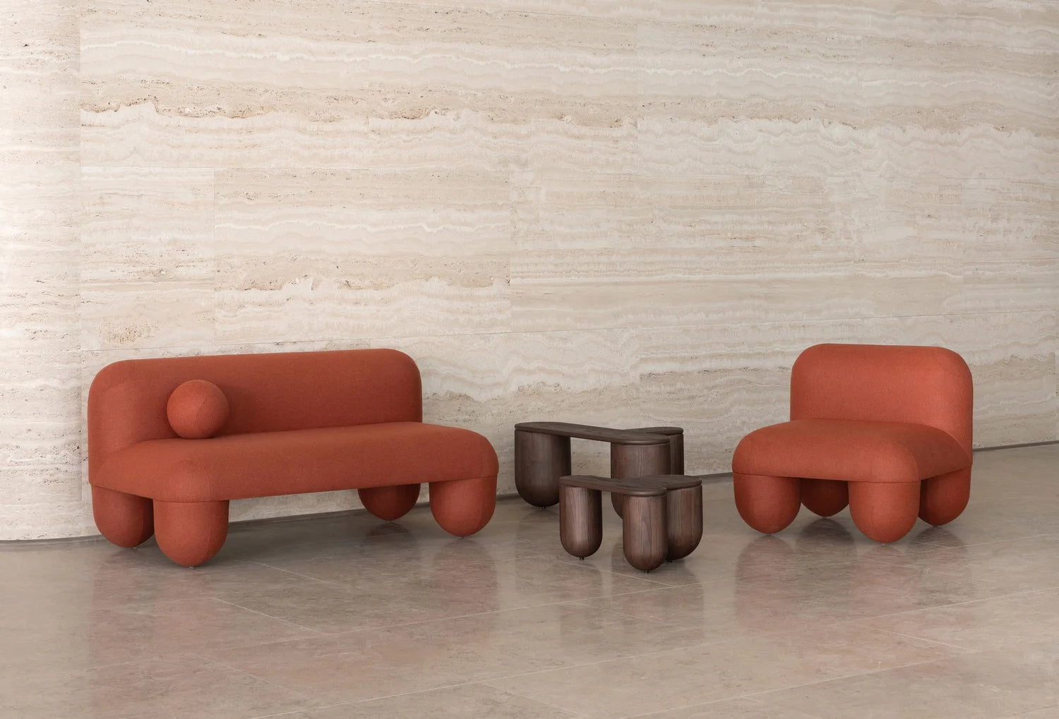 Couchtisch HELLO 2 braun Esche