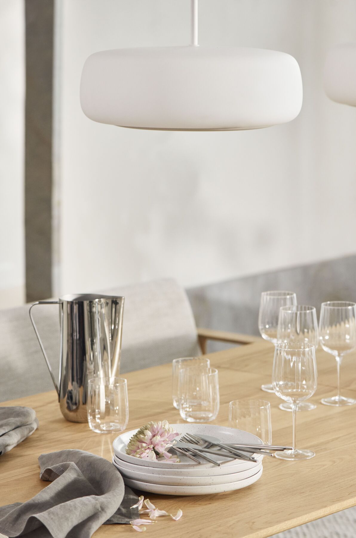 Uittrekbare tafel HILL van eikenhout