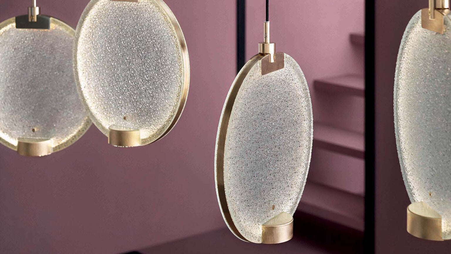 Hanglamp HORO S5 geborsteld messing