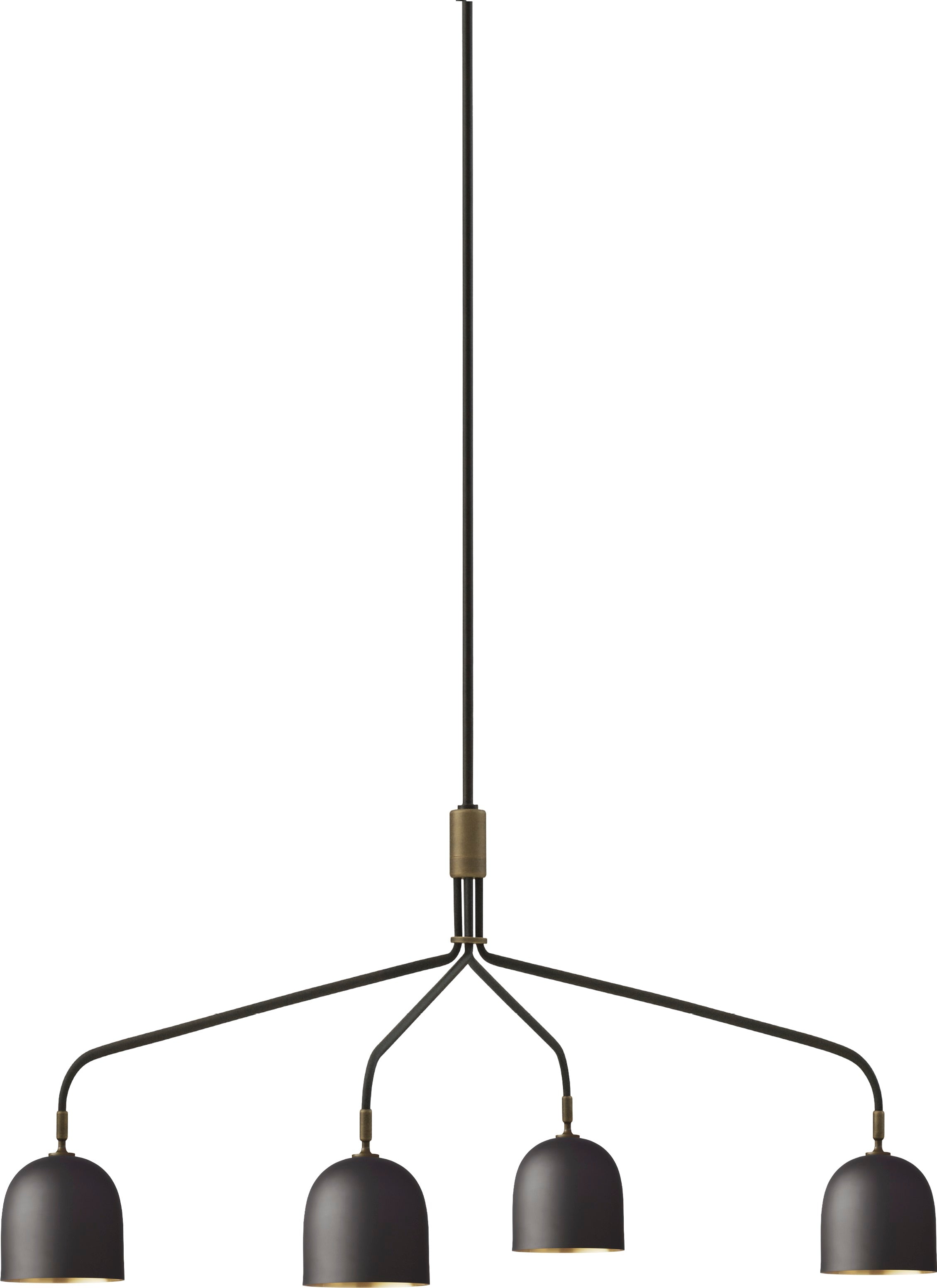 Kroonluchter HOWARD zwart