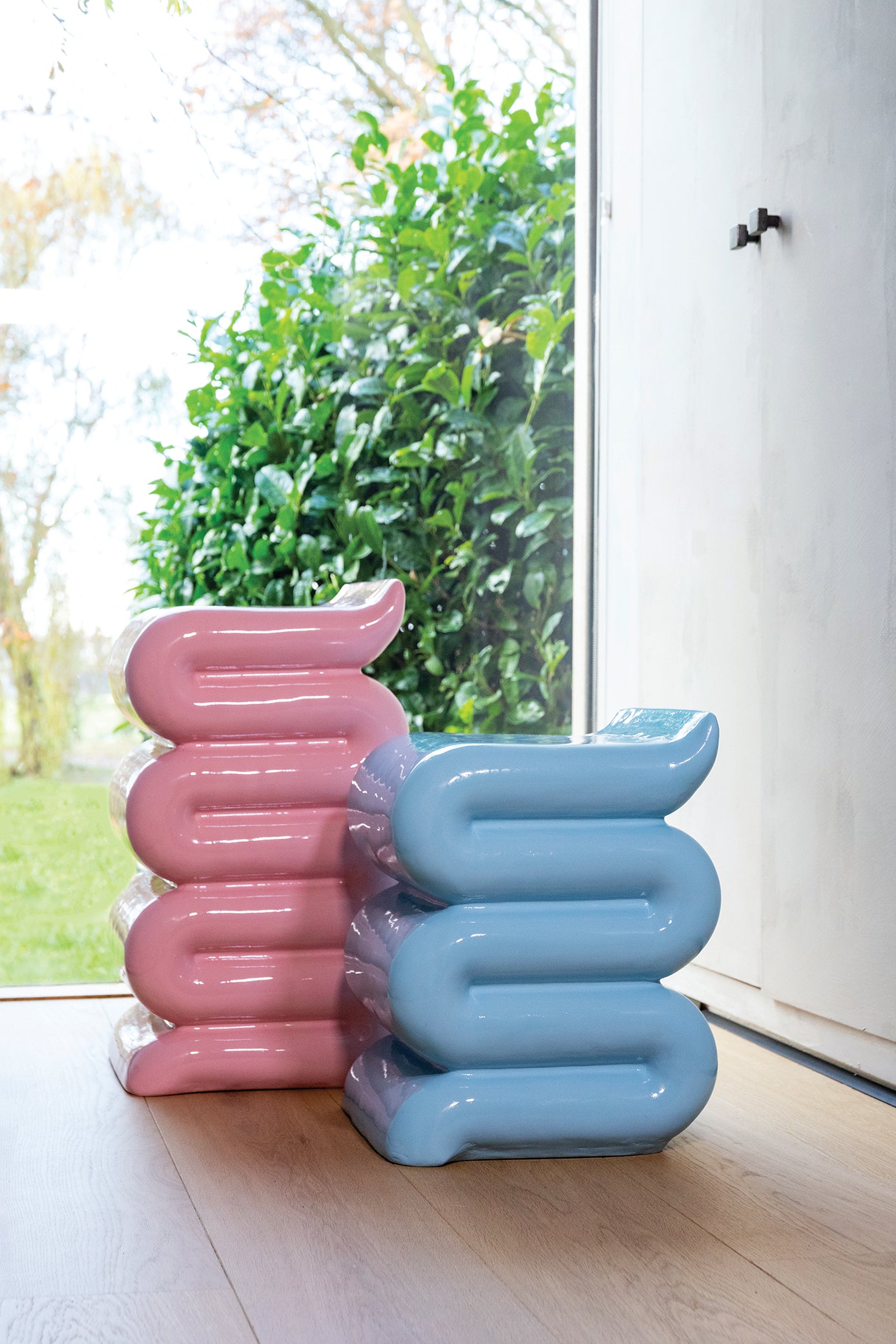 Bijzettafel WHIP blauw