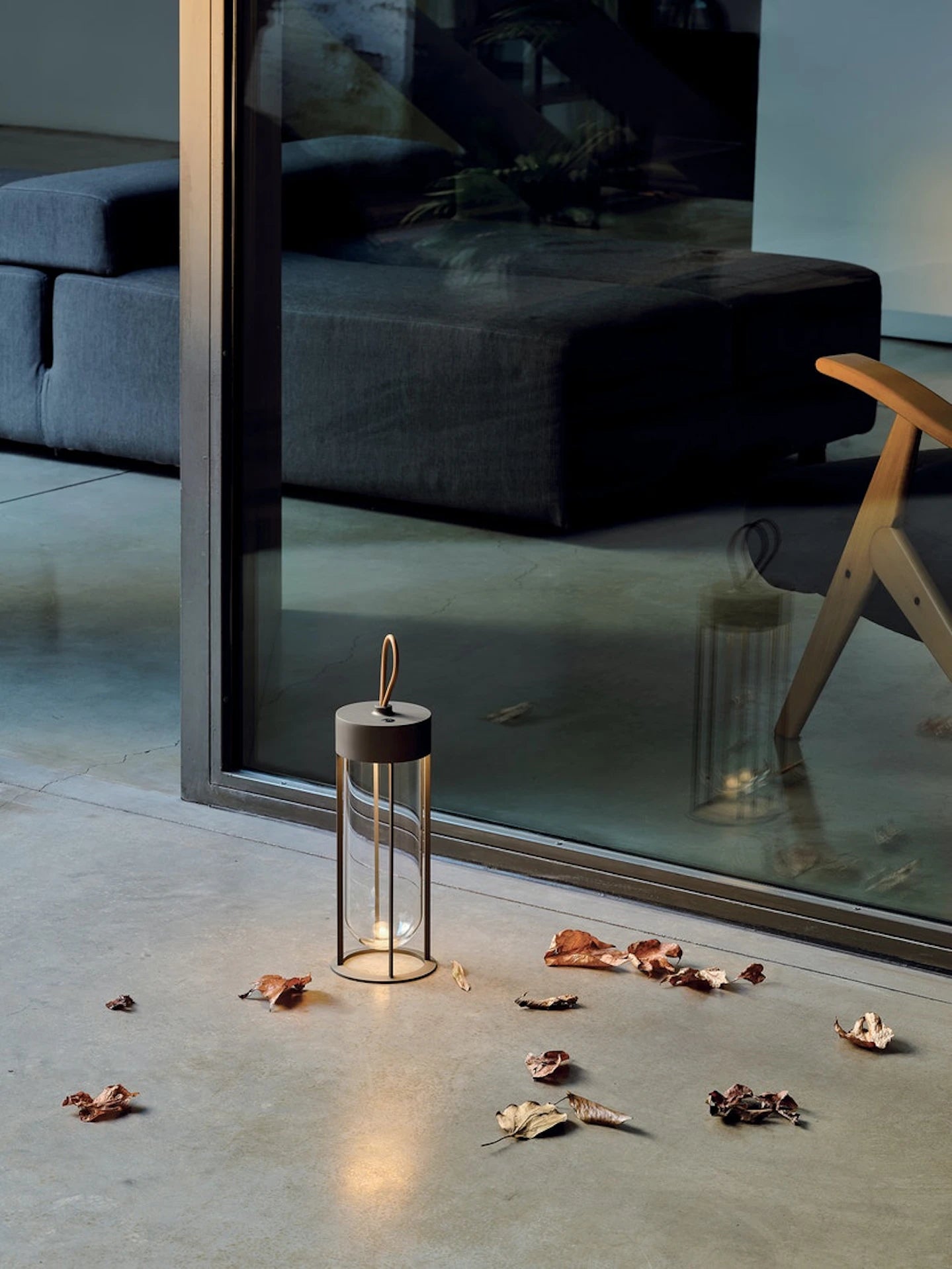 Tragbare Lampe IN VITRO UNPLUGGED rot