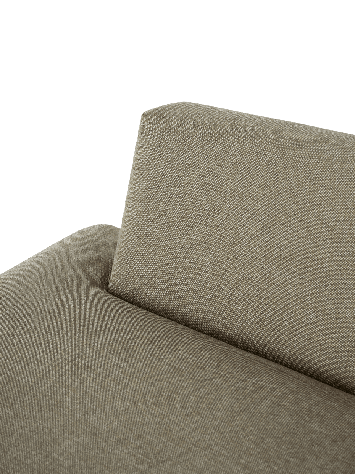 Sofa 3-zits open rechts IN SITU gestoffeerd