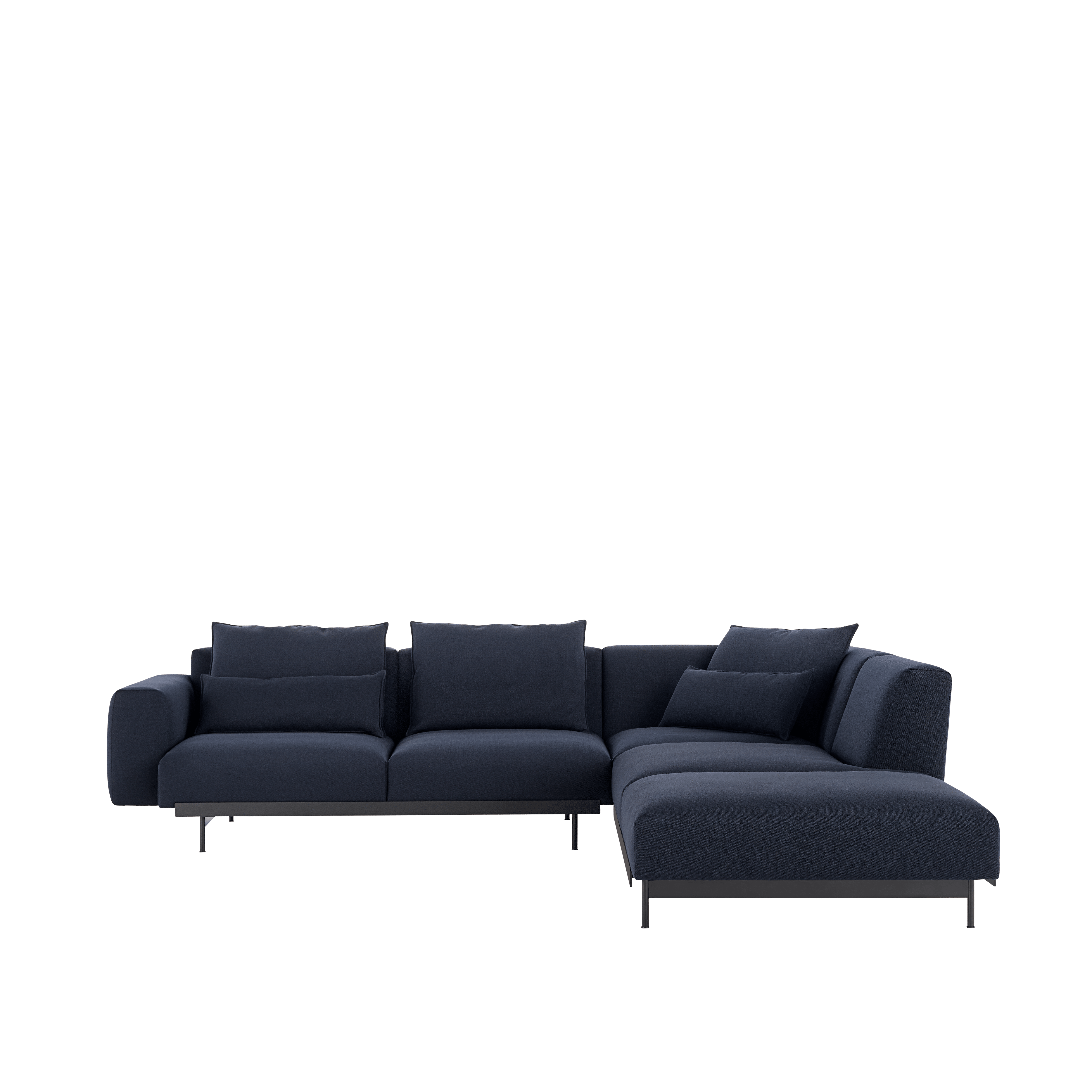 Open right corner sofa IN SITU gestoffeerd