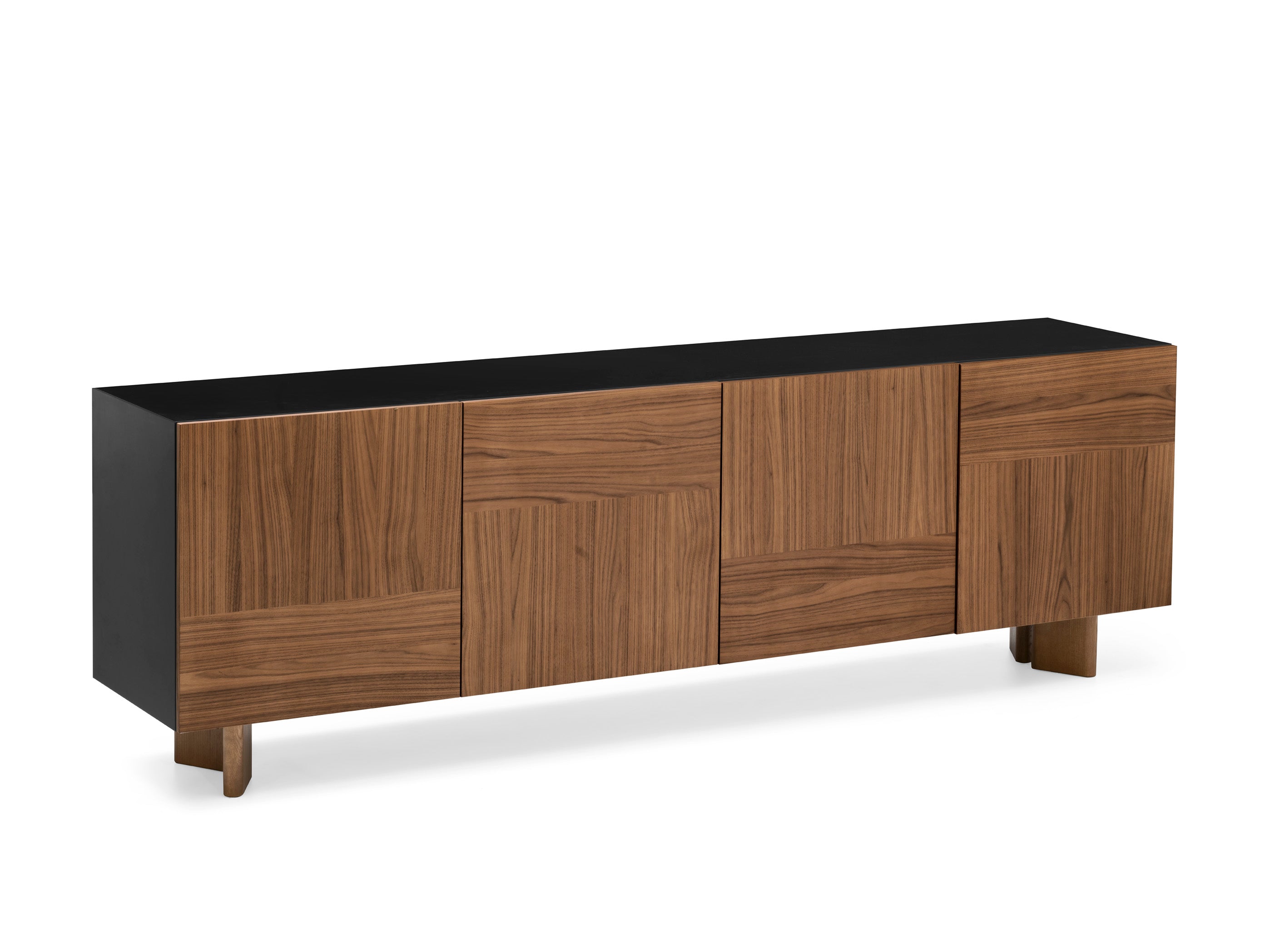 Chest of drawers in walnut wood