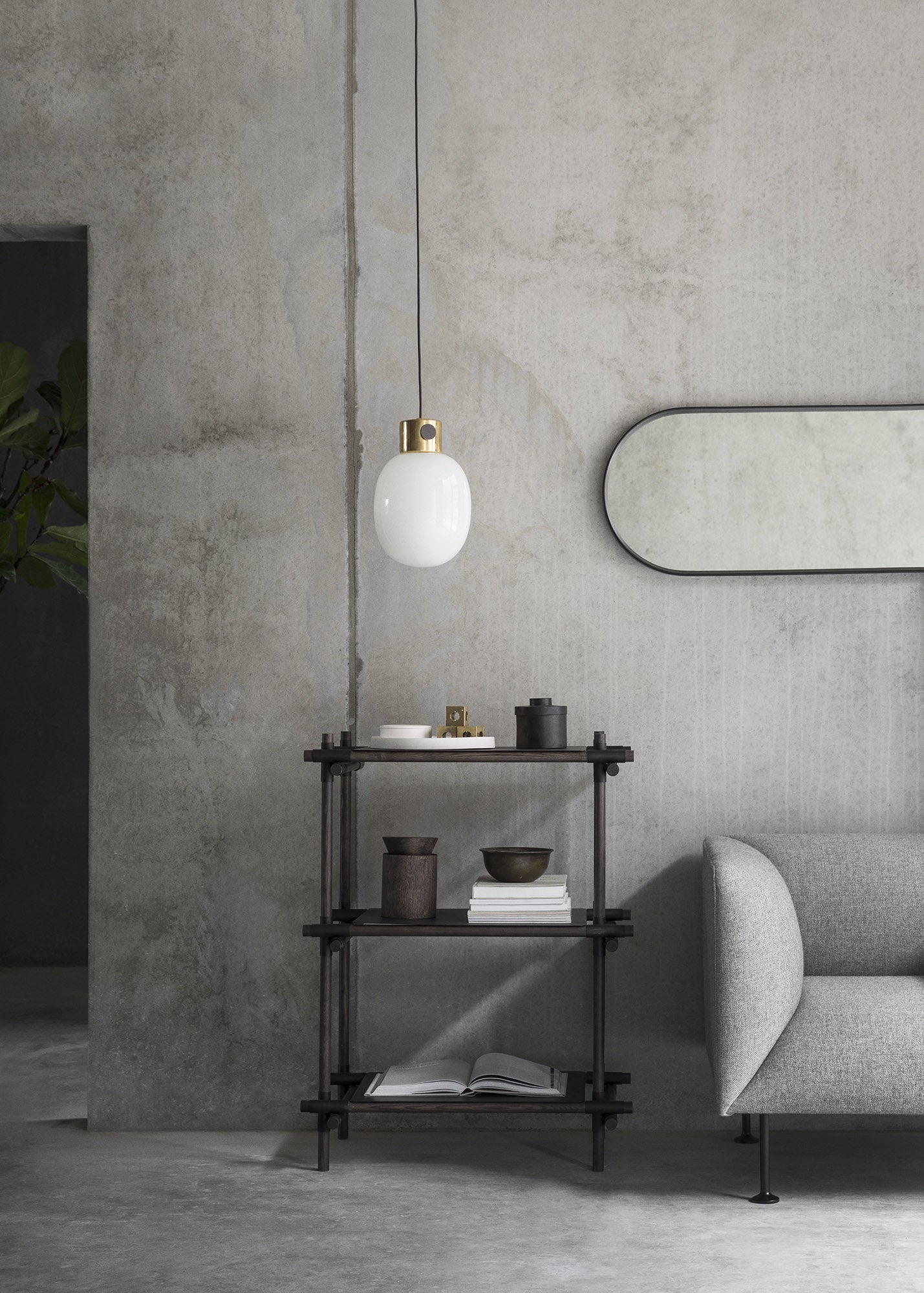 JWDA Pendant Lamp Polished Brass