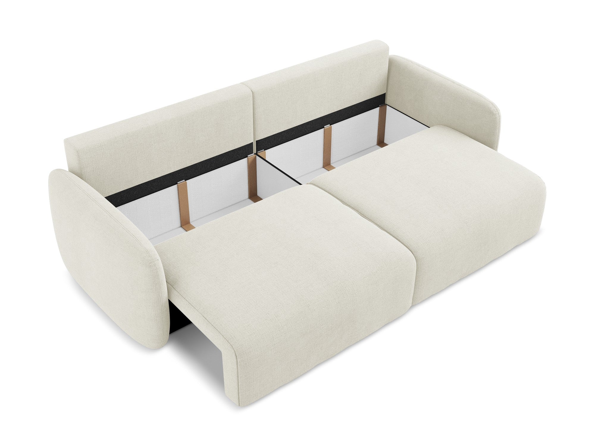 Sofa 3-zits met slaapfunctie KALENA beige