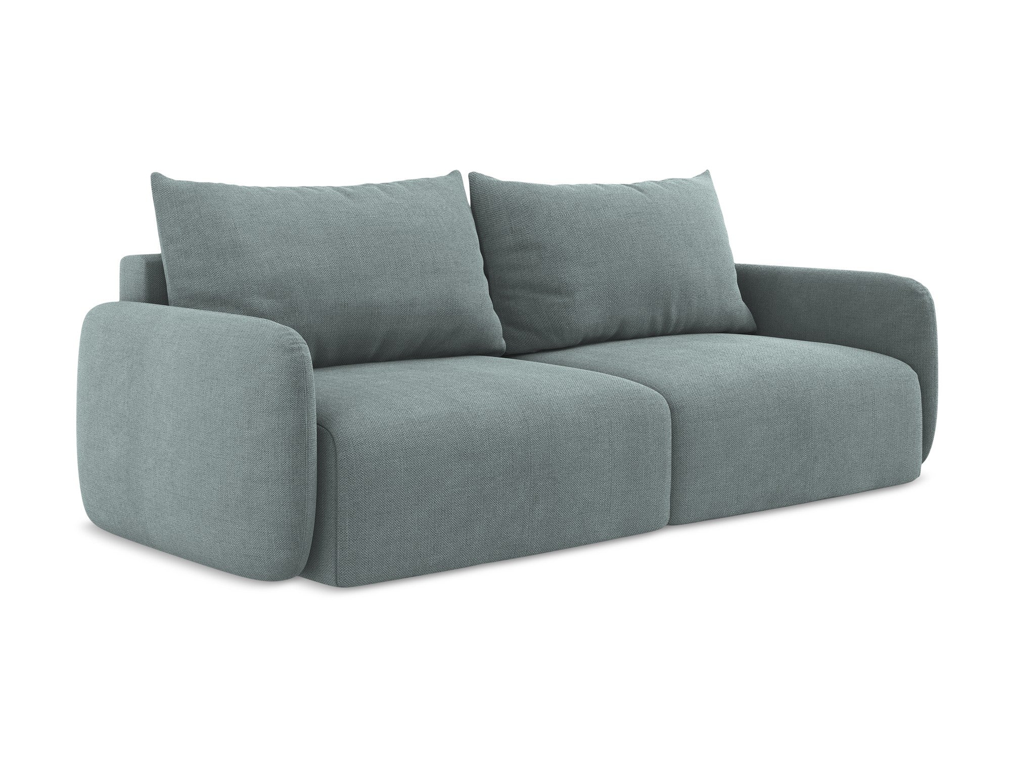 Sofa für 3 Personen mit Schlaf-Funktion KALENA in jeansblau
