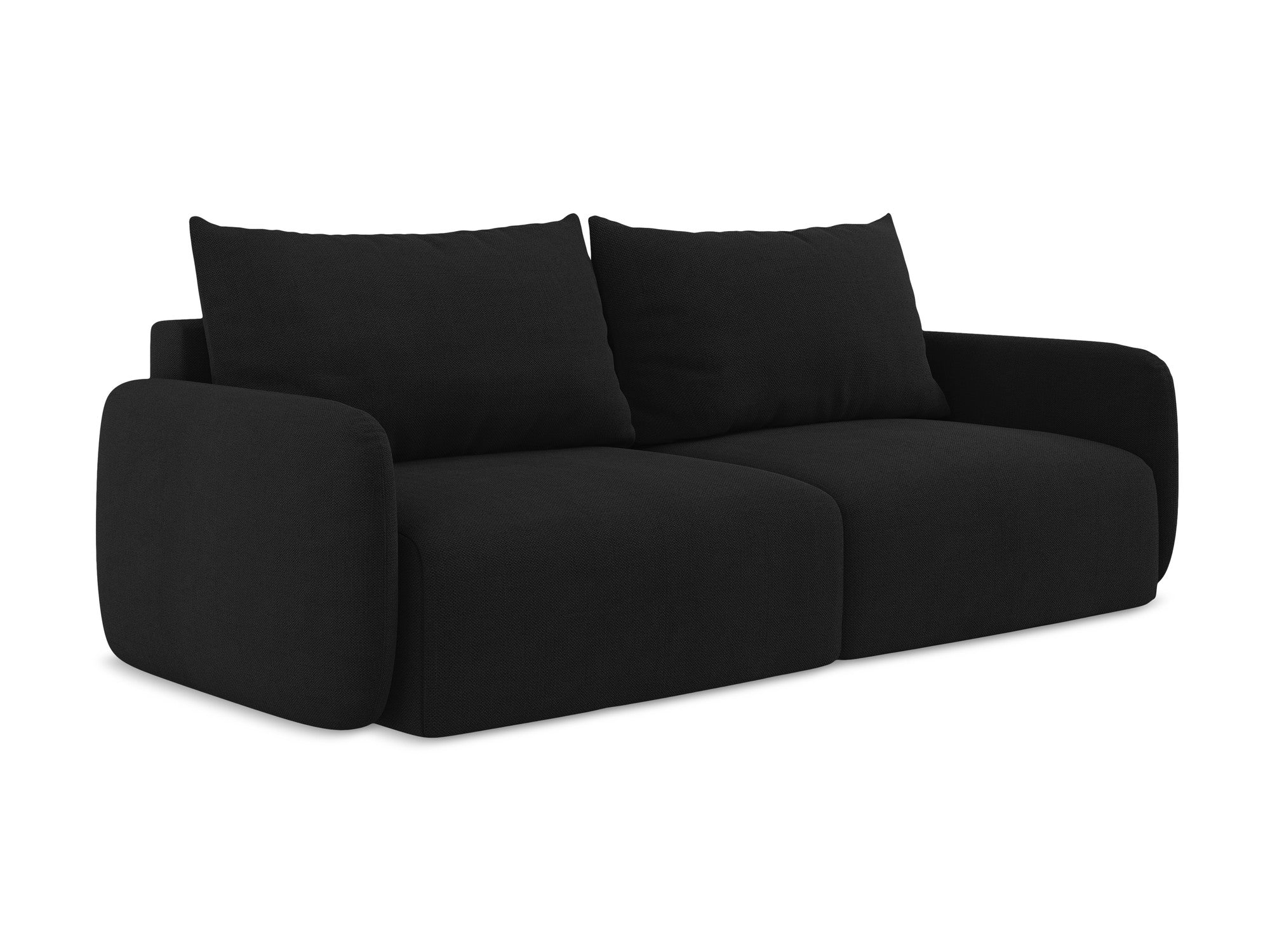 3-Seater Sofa with Sleeping Function KALENA Black