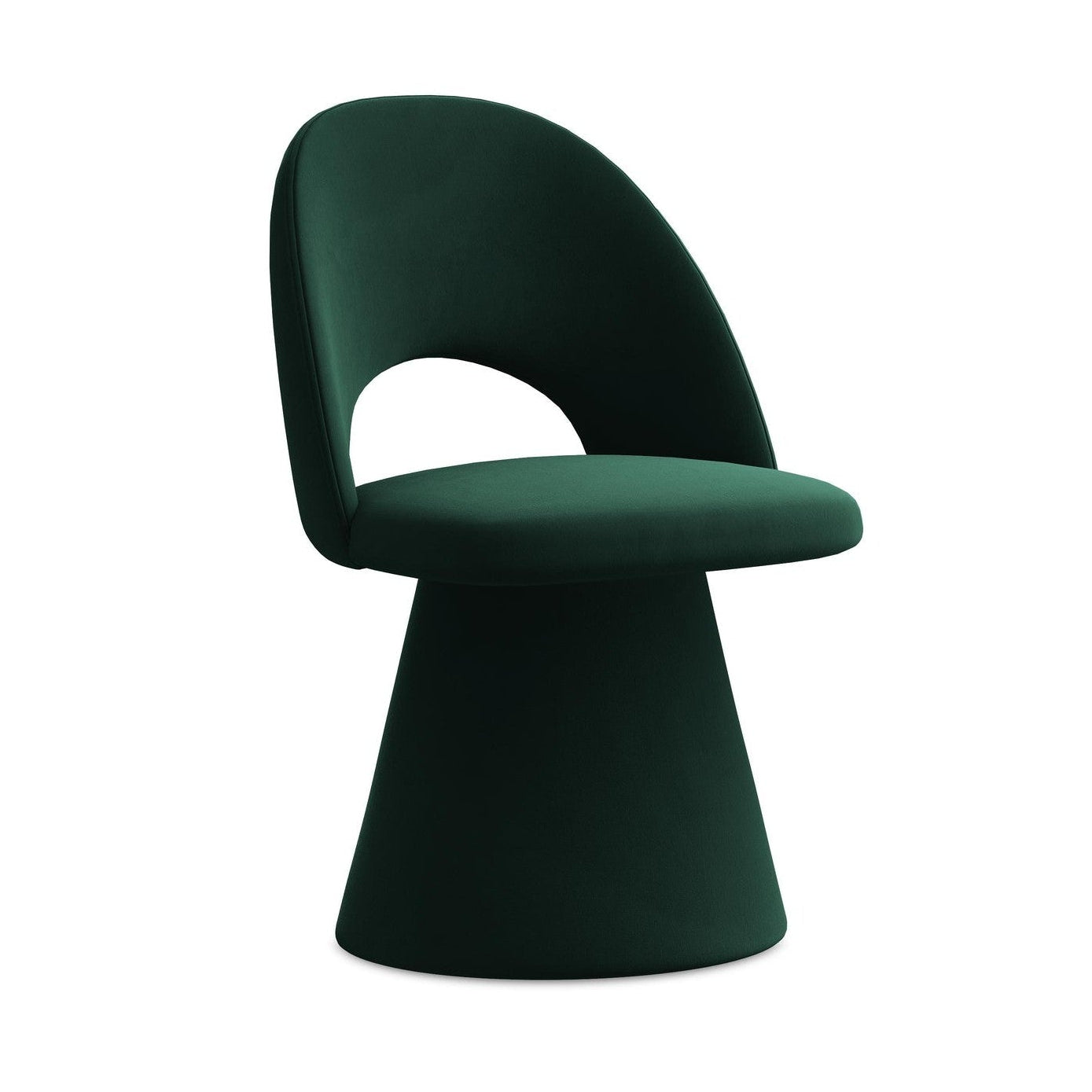 Velvet Chair KALO Bottle Green