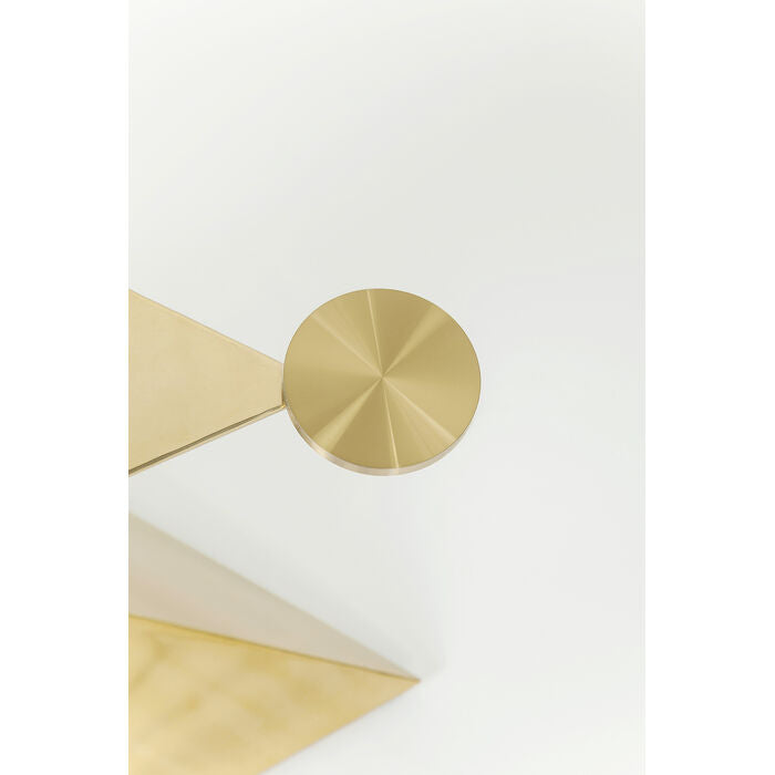 Glazen console GLORIA goud