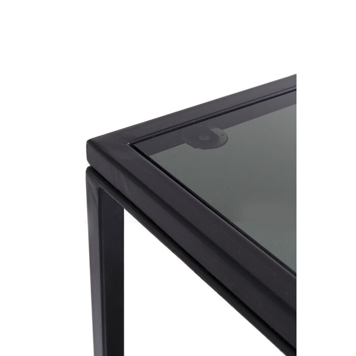 Konsolentafel met planken LOFT zwart