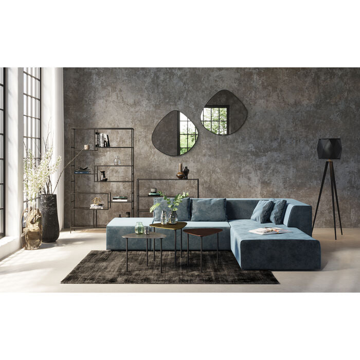 Konsolentafel met planken LOFT zwart