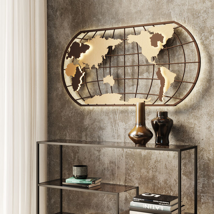 Konsolentafel met planken LOFT zwart