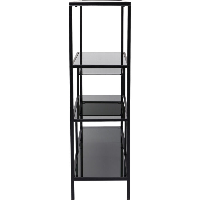 Konsolentafel met planken LOFT zwart