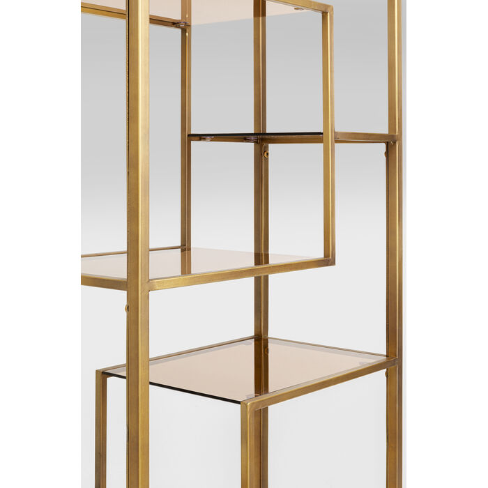 Hoge kast LOFT goud