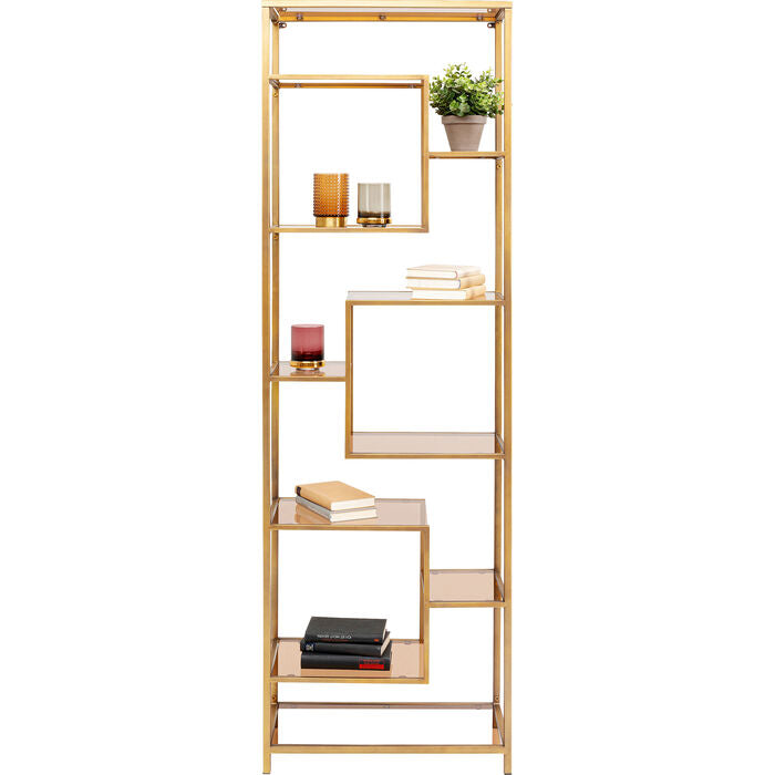 Hoge kast LOFT goud