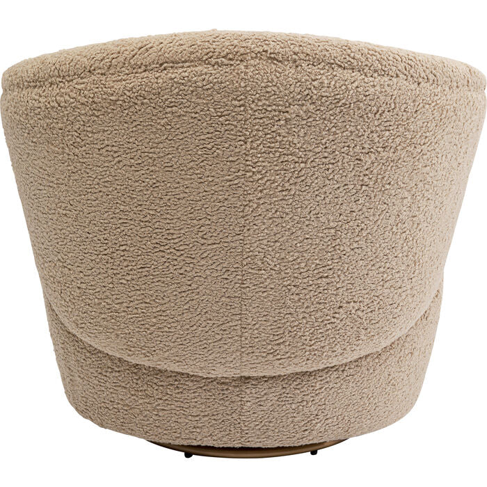 Carella Rotary Sessel beige Lamm